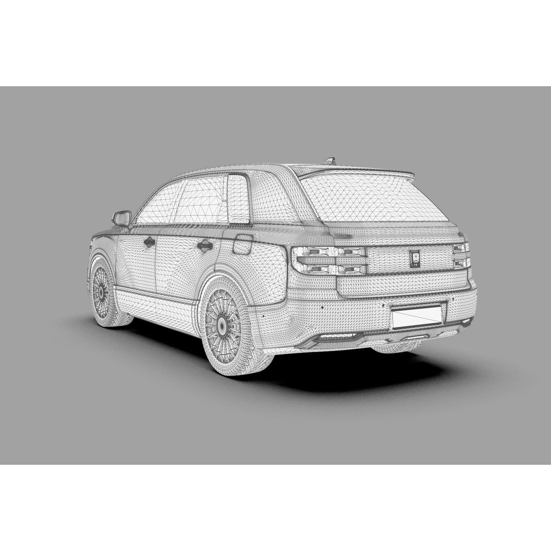 Toyota Century SUV 2024 3D Model – High Poly Interior, FBX, OBJ, Blender - View 46