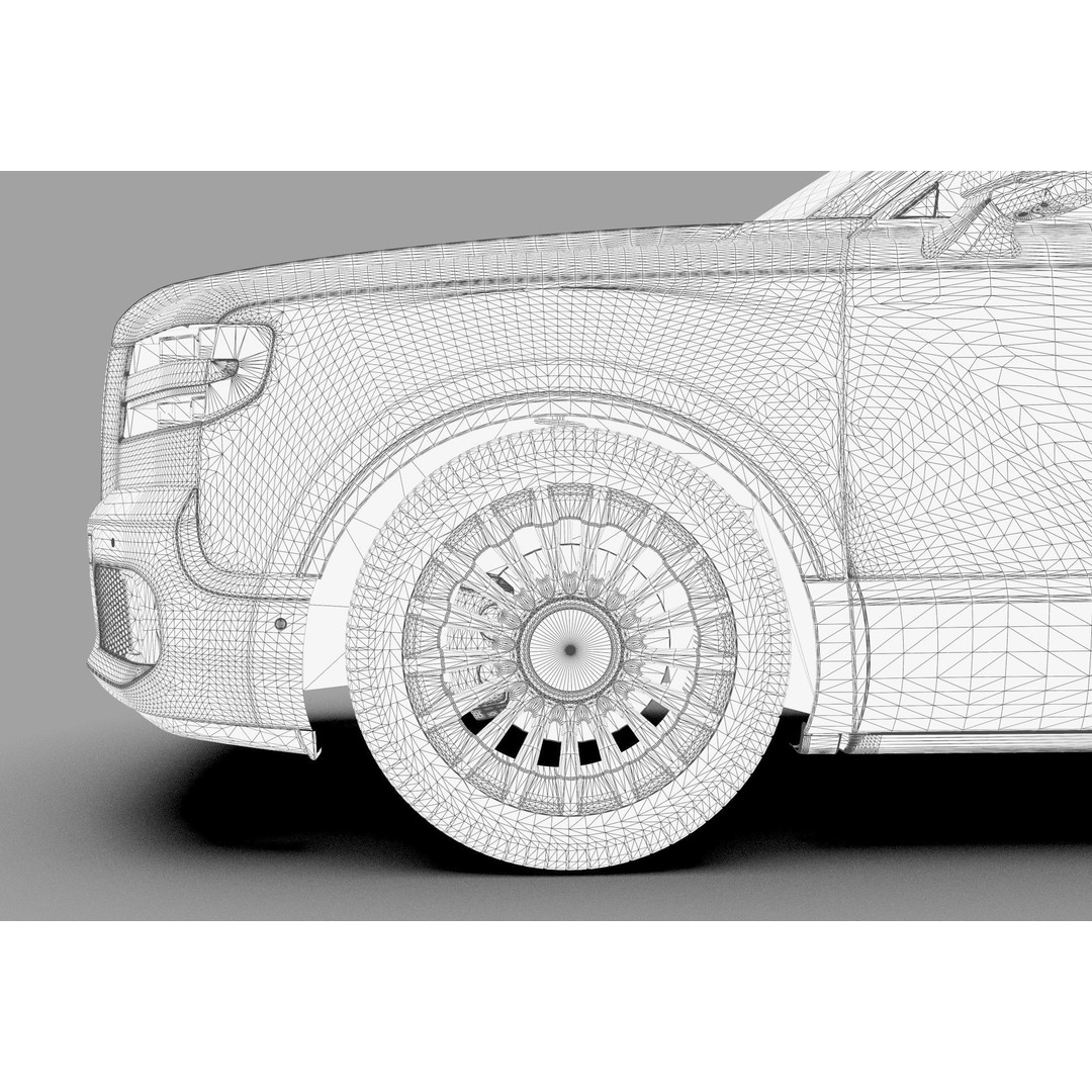 Toyota Century SUV 2024 3D Model – High Poly Interior, FBX, OBJ, Blender - View 48
