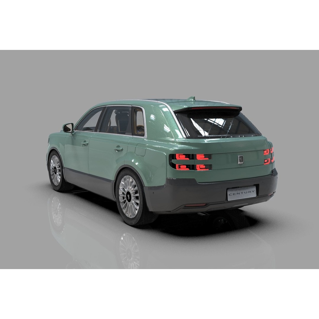 Toyota Century SUV 2024 3D Model – High Poly Interior, FBX, OBJ, Blender - View 5