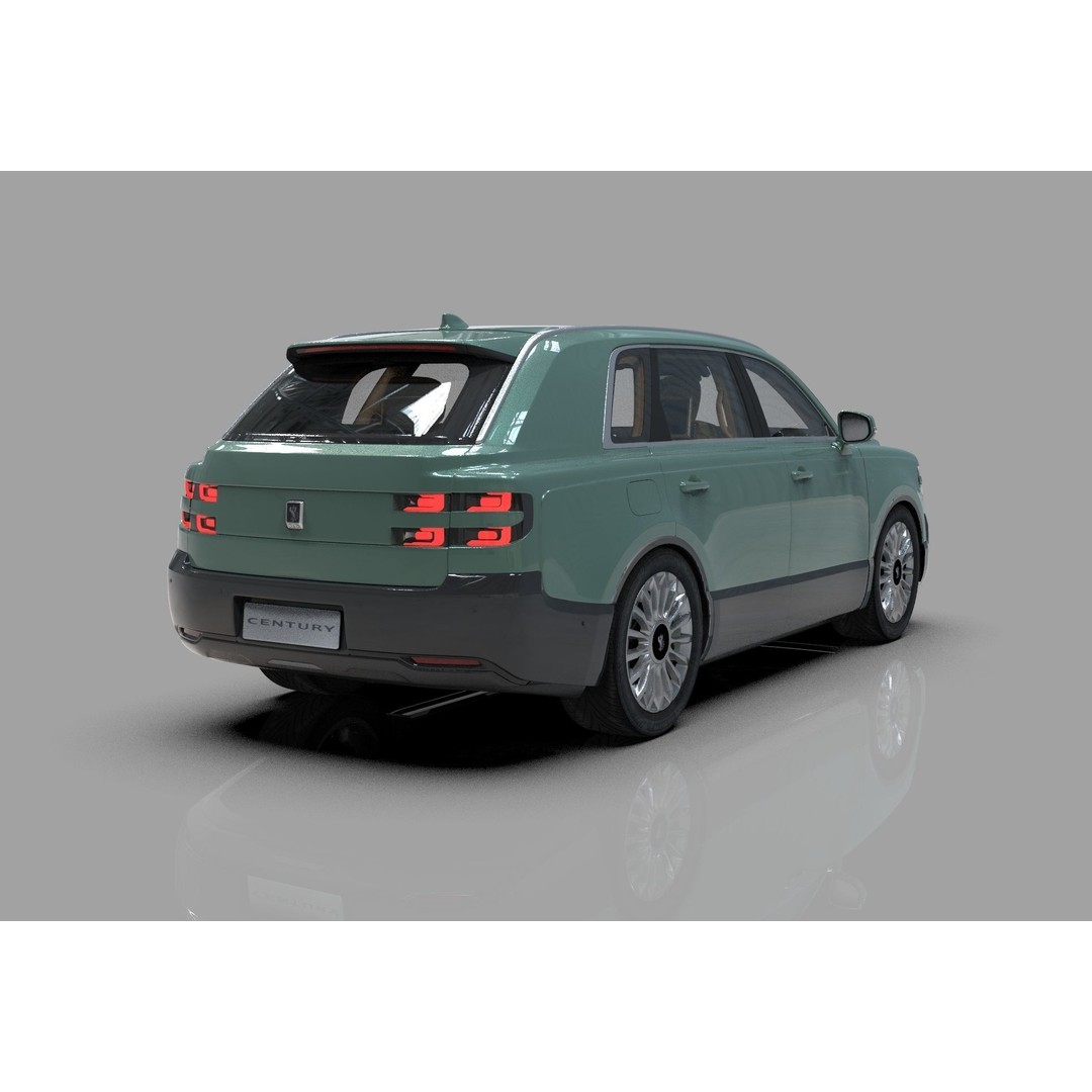 Toyota Century SUV 2024 3D Model – High Poly Interior, FBX, OBJ, Blender - View 7