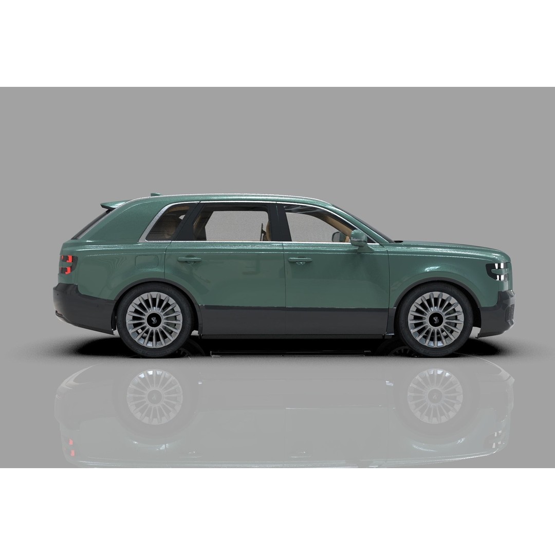 Toyota Century SUV 2024 3D Model – High Poly Interior, FBX, OBJ, Blender - View 8