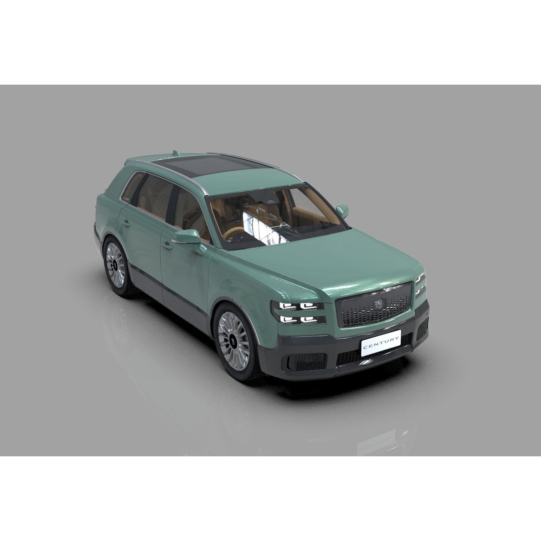 Toyota Century SUV 2024 3D Model – High Poly Interior, FBX, OBJ, Blender - View 9