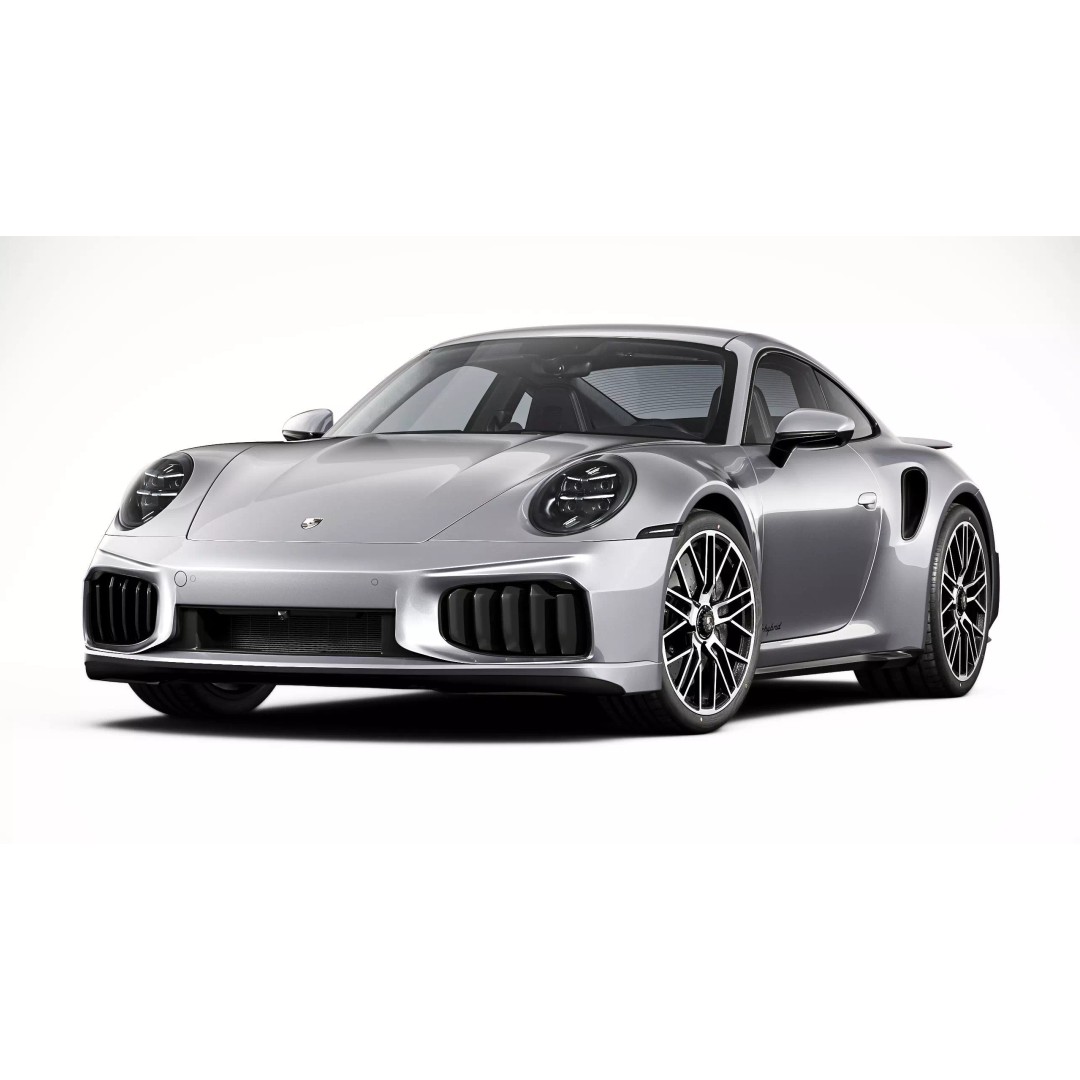 2026 Porsche 911 Turbo S 3D Model – High Poly Game Ready Asset, FBX - View 3