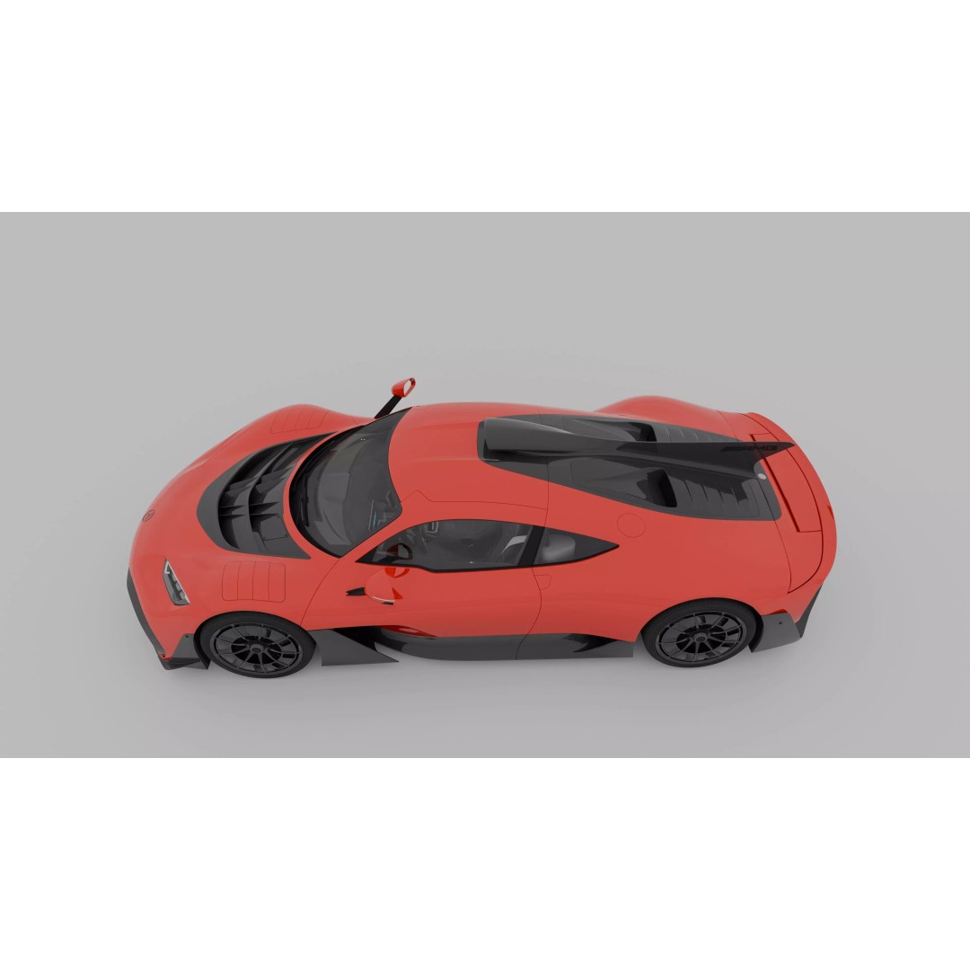Mercedes-AMG One 3D Model – Hypercar with Photorealistic Textures, FBX/OBJ - View 6