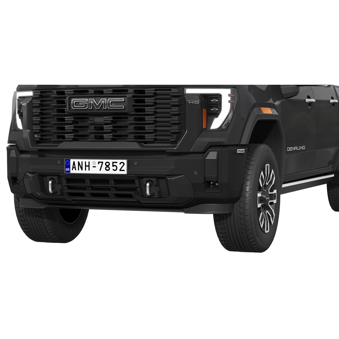 GMC Sierra Denali 2500HD 2025 3D Model – High Poly Game Asset, FBX - View 11