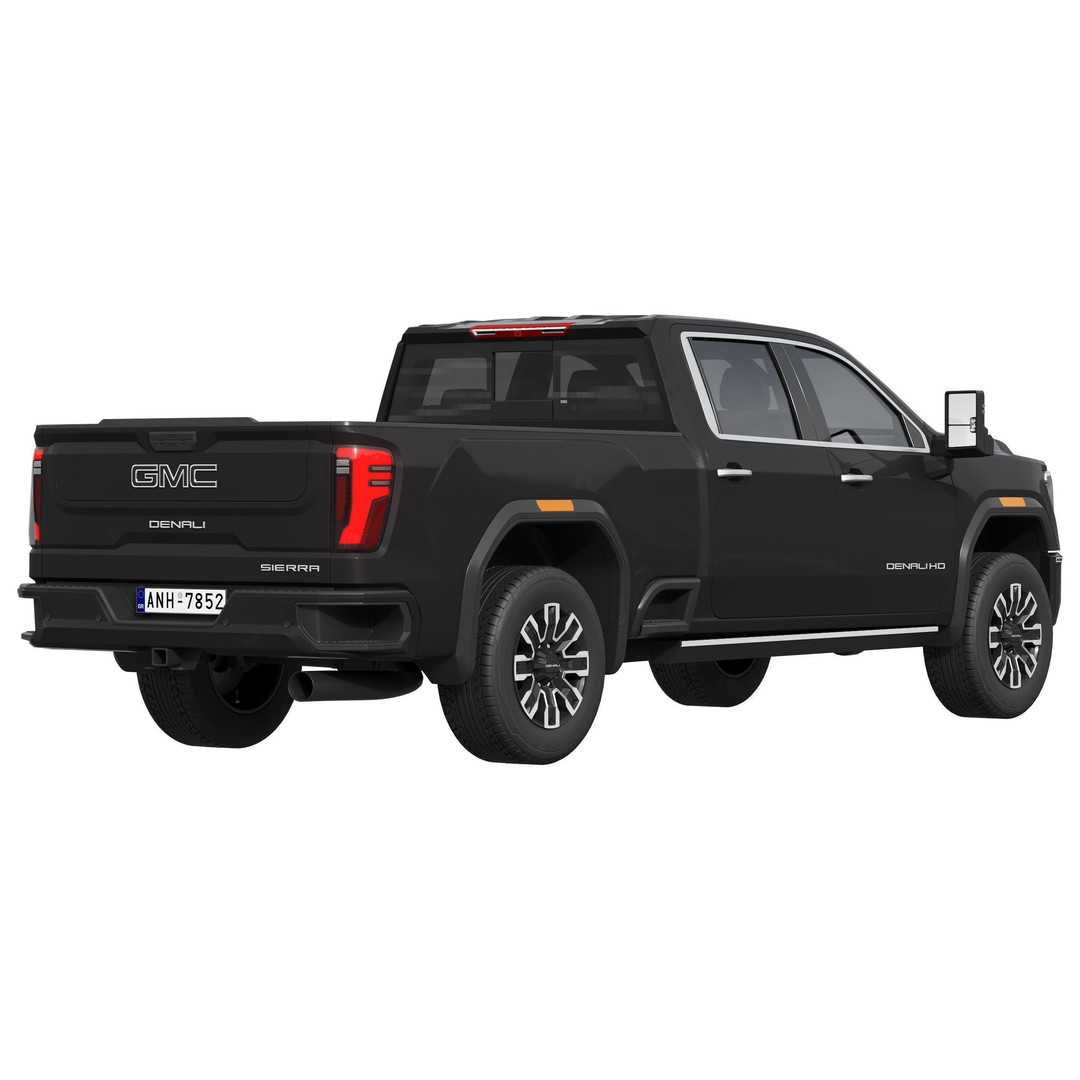 GMC Sierra Denali 2500HD 2025 3D Model – High Poly Game Asset, FBX - View 5
