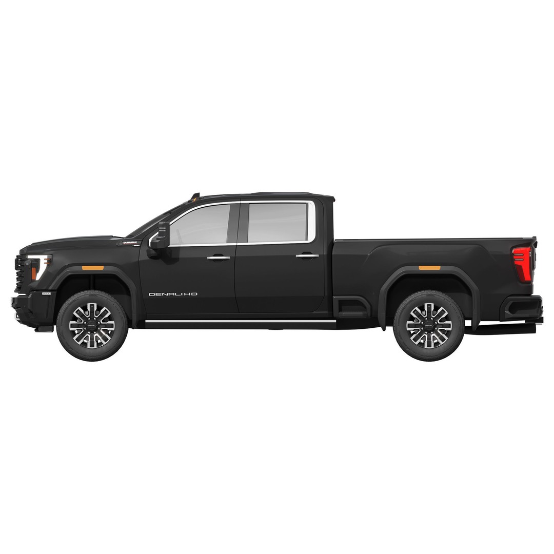 GMC Sierra Denali 2500HD 2025 3D Model – High Poly Game Asset, FBX - View 7