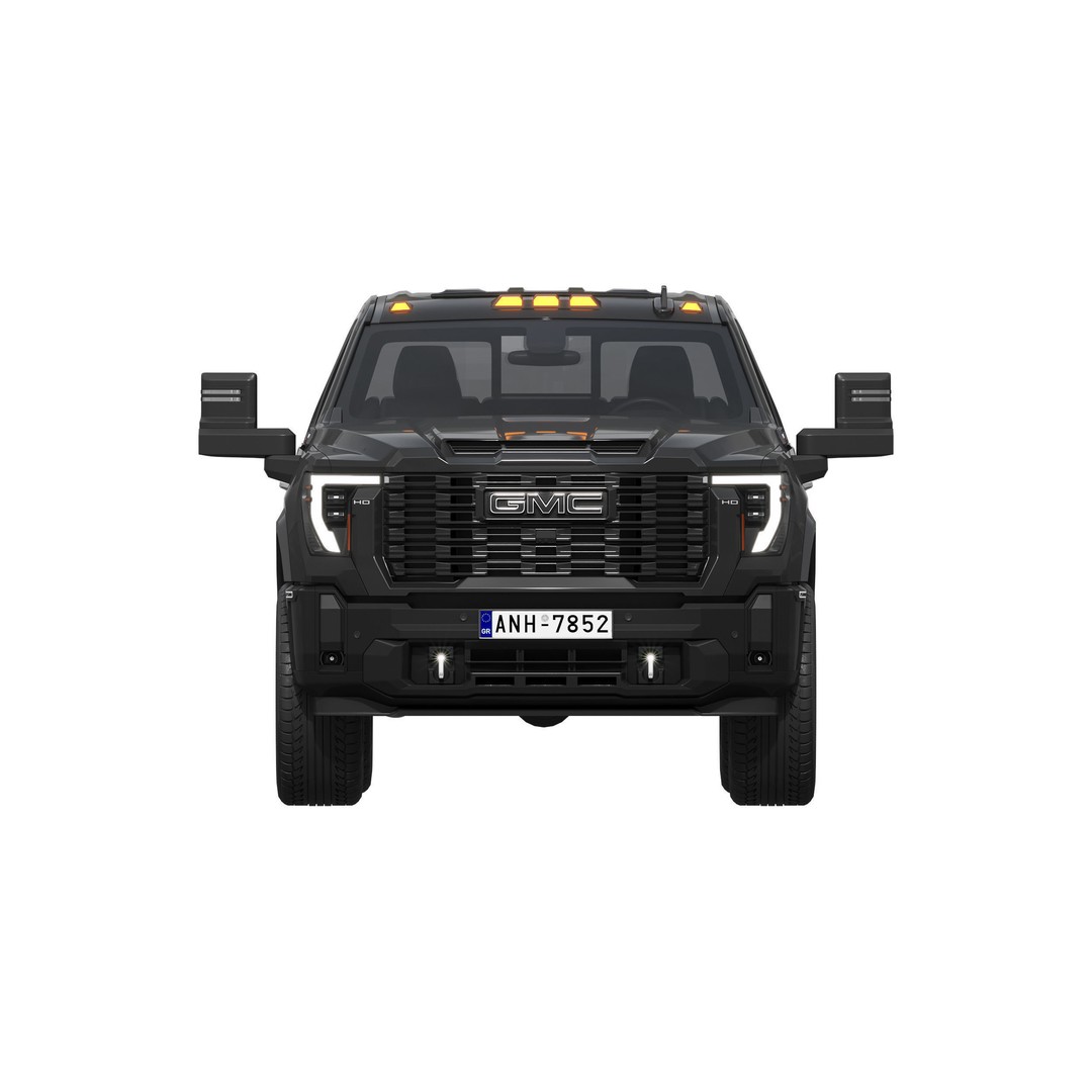 GMC Sierra Denali 2500HD 2025 3D Model – High Poly Game Asset, FBX - View 8