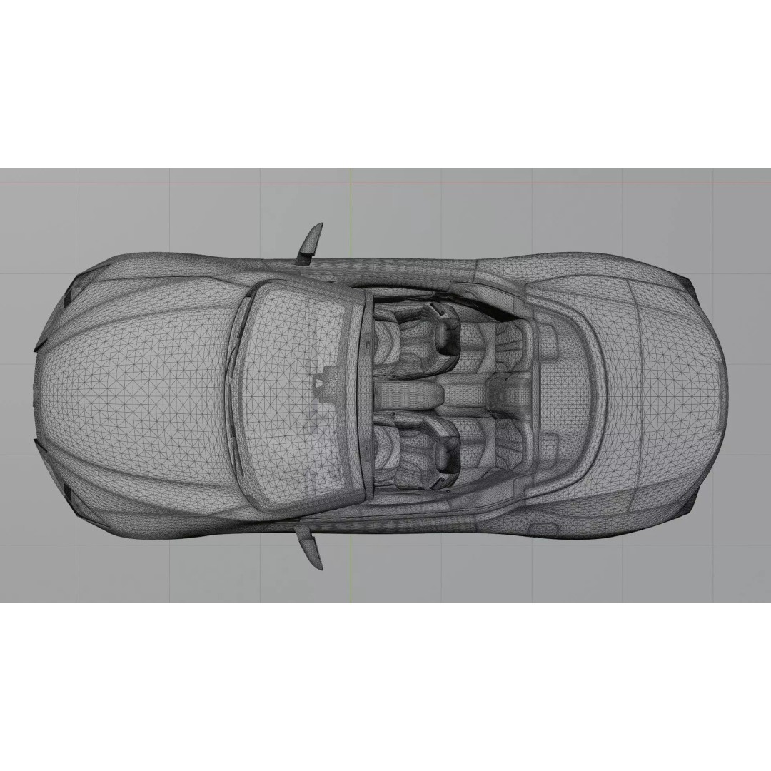 Lexus LC 500 3D Model – High Detail Luxury Car, Game Ready, FBX