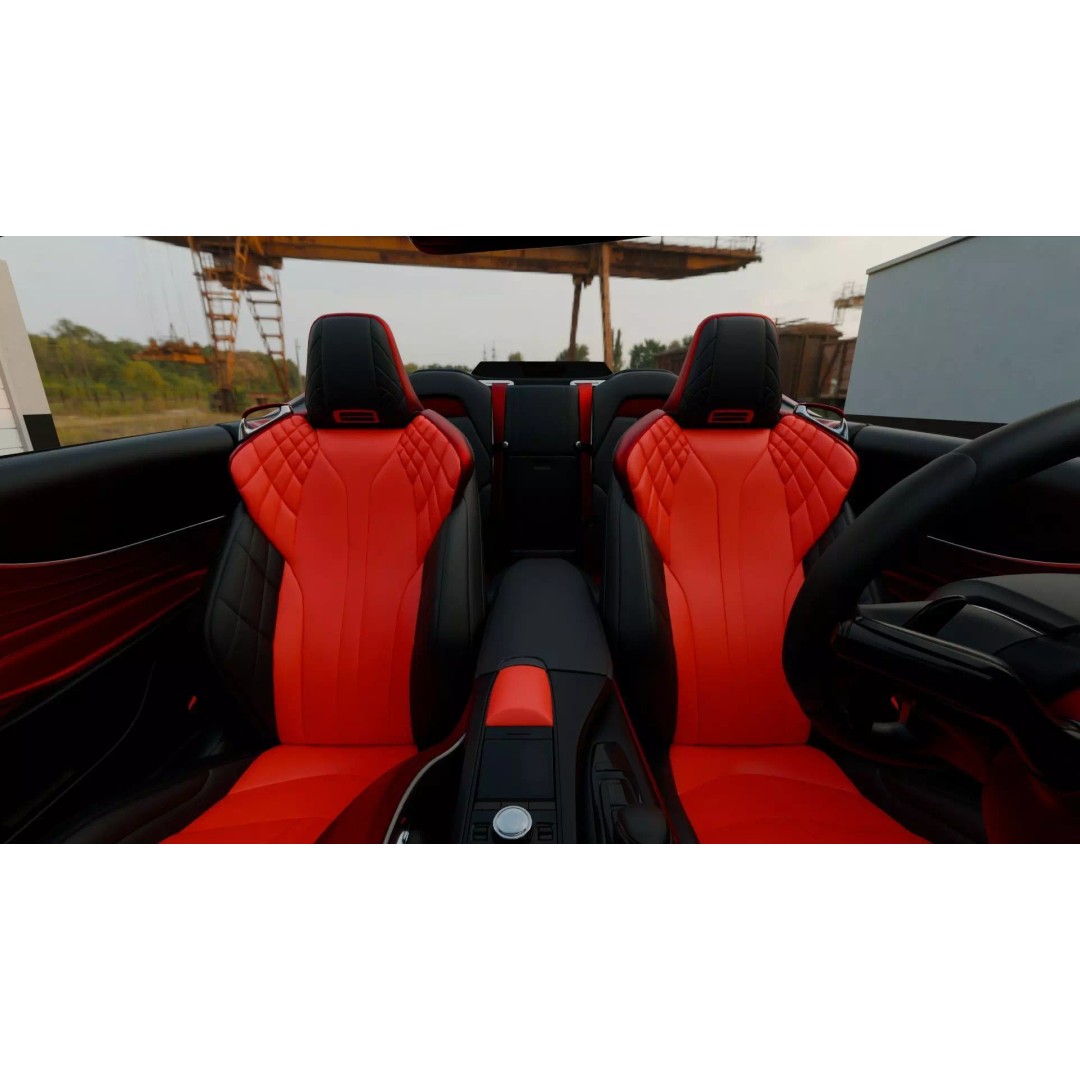 Lexus LC 500 3D Model – High Detail Luxury Car, Game Ready, FBX - View 11