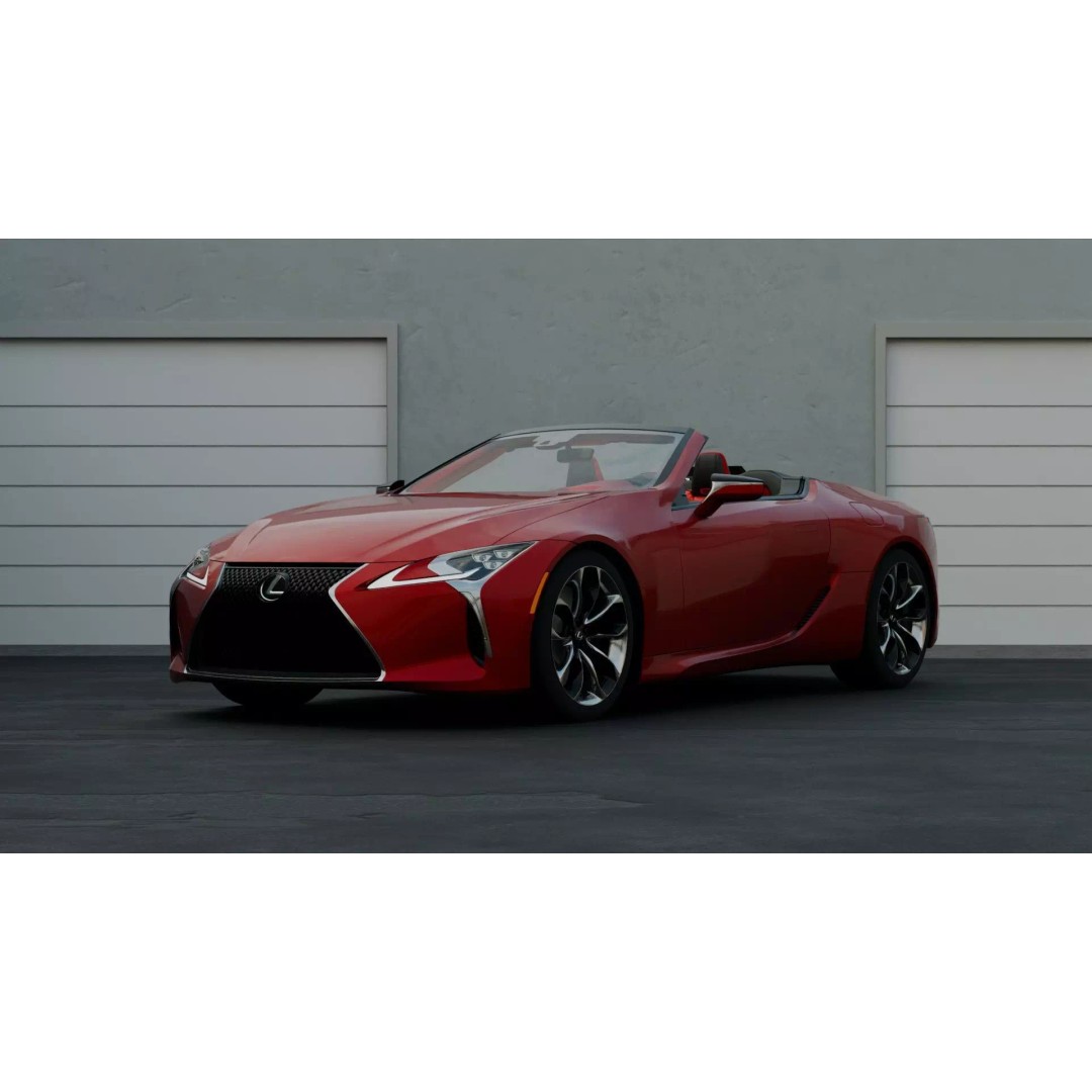 Lexus LC 500 3D Model – High Detail Luxury Car, Game Ready, FBX - View 13