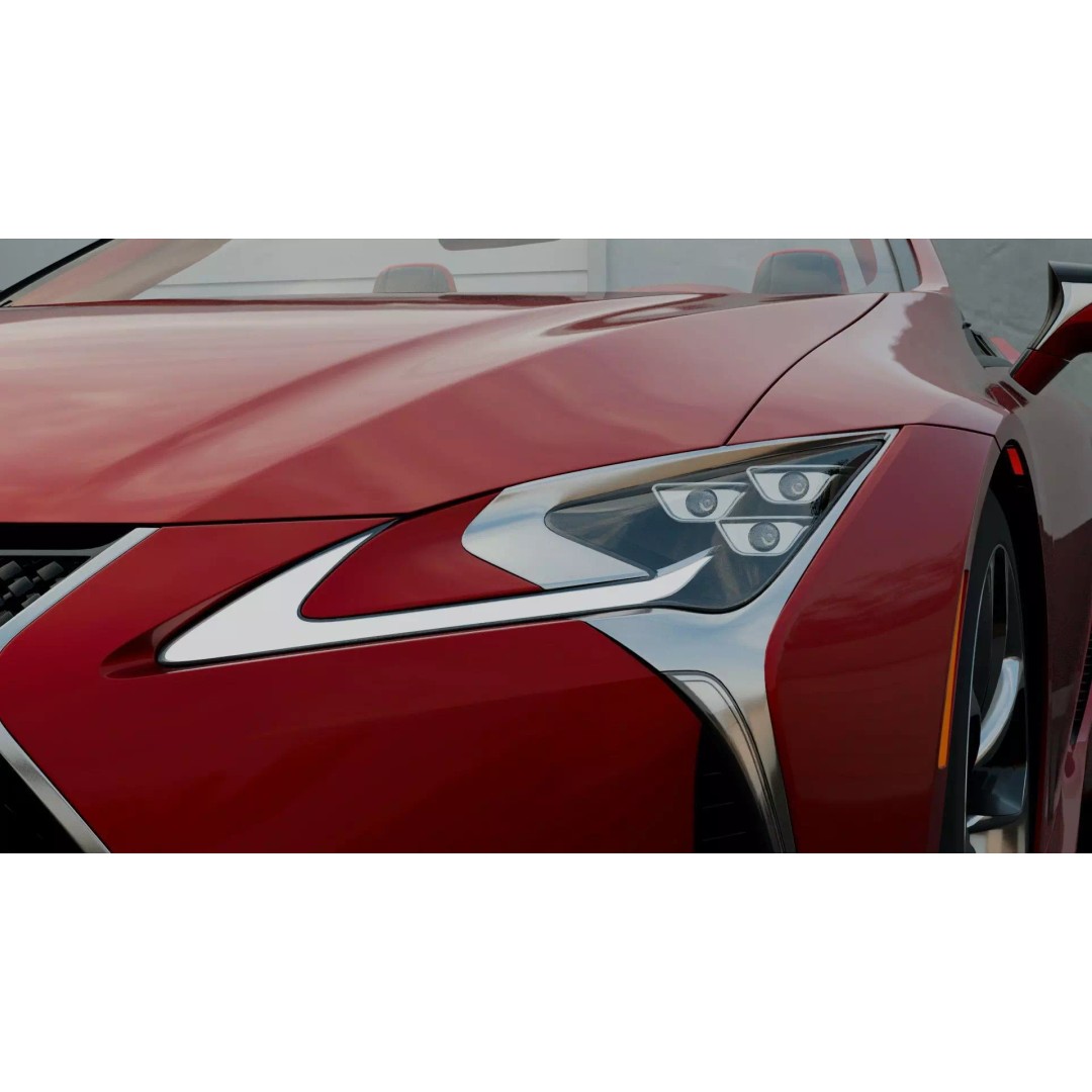 Lexus LC 500 3D Model – High Detail Luxury Car, Game Ready, FBX - View 18