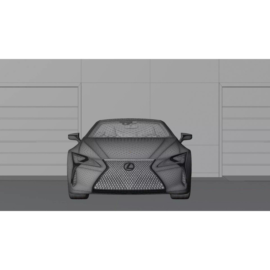 Lexus LC 500 3D Model – High Detail Luxury Car, Game Ready, FBX - View 20