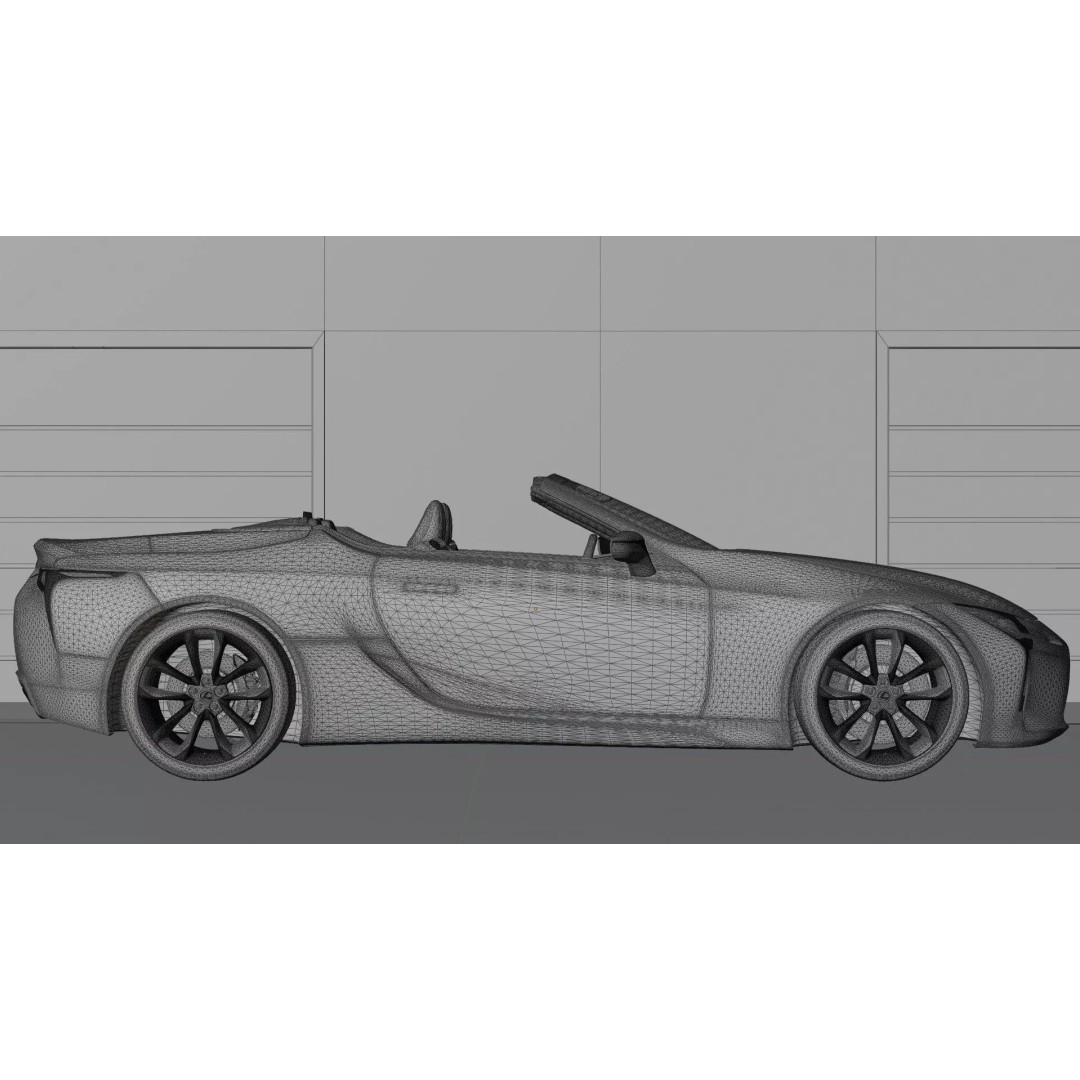 Lexus LC 500 3D Model – High Detail Luxury Car, Game Ready, FBX - View 21