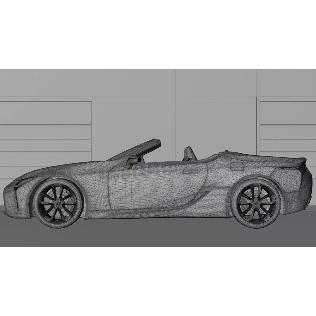 Lexus LC 500 3D Model – High Detail Luxury Car, Game Ready, FBX - View 22