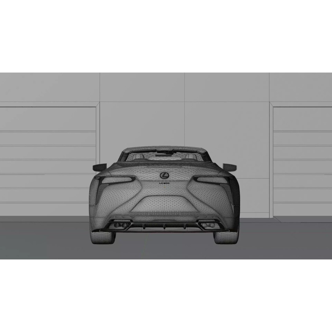 Lexus LC 500 3D Model – High Detail Luxury Car, Game Ready, FBX - View 23