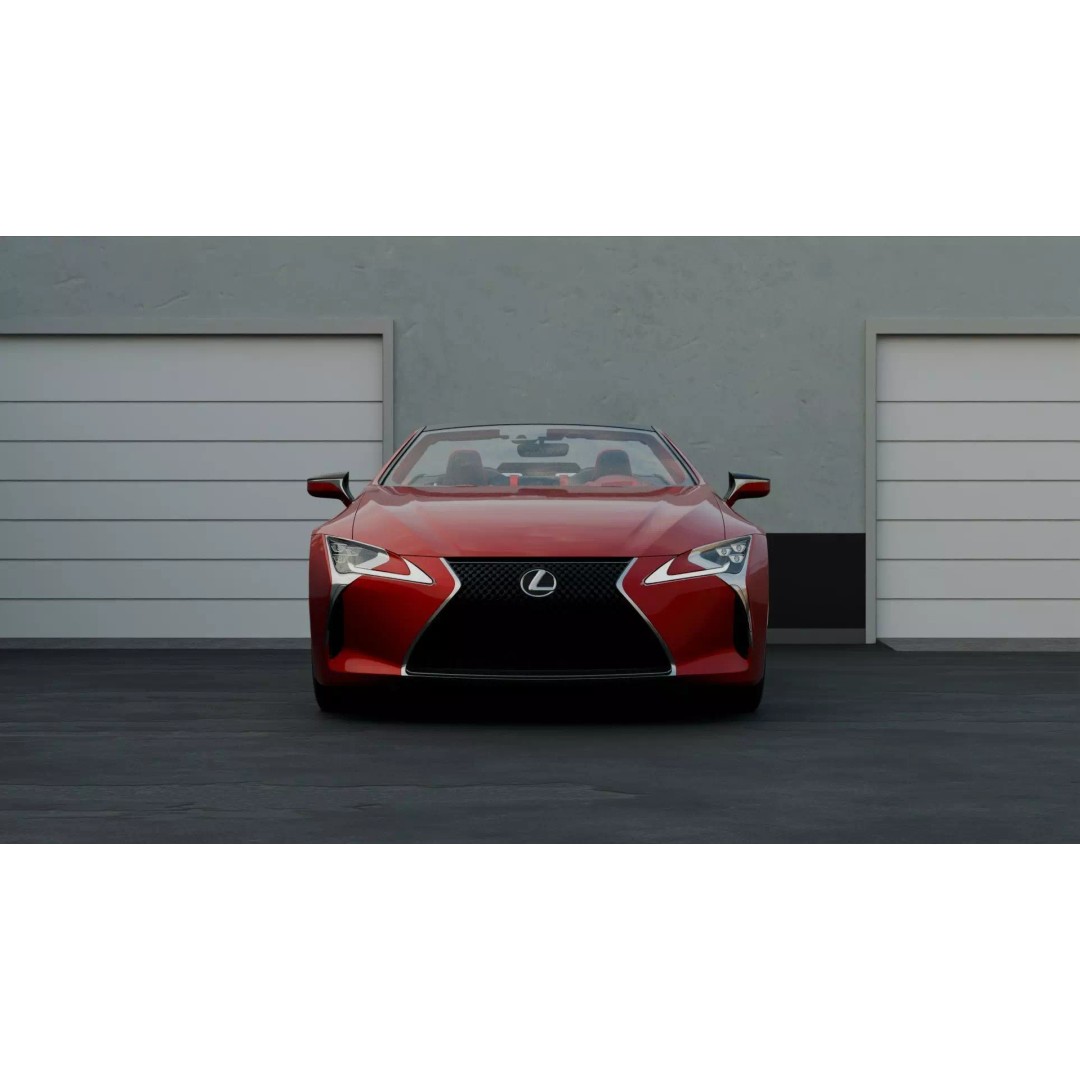Lexus LC 500 3D Model – High Detail Luxury Car, Game Ready, FBX - View 4