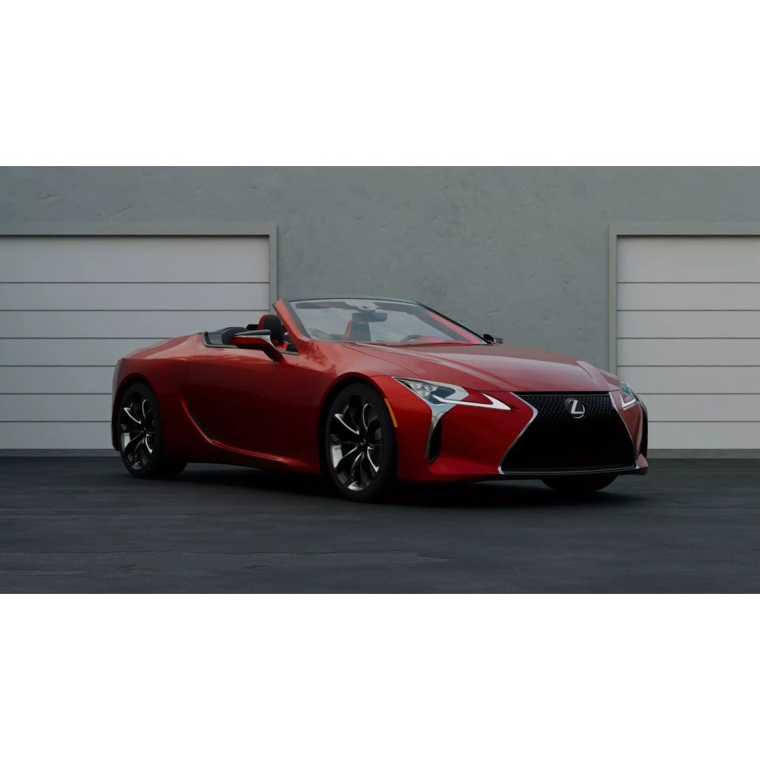 Lexus LC 500 3D Model – High Detail Luxury Car, Game Ready, FBX - View 5