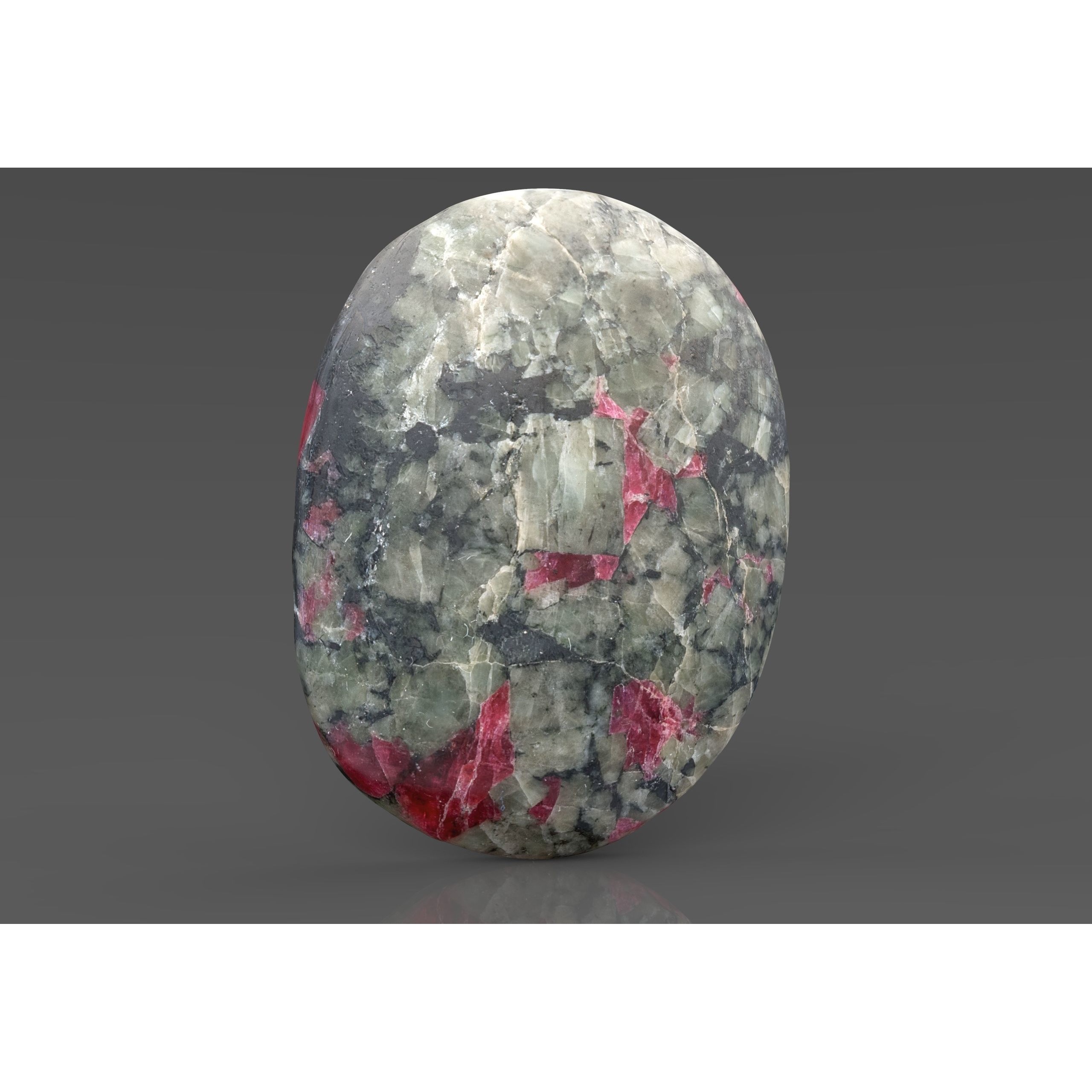 Eudialyte Gemstone - Low-Poly Game-Ready 3D Model - View 6