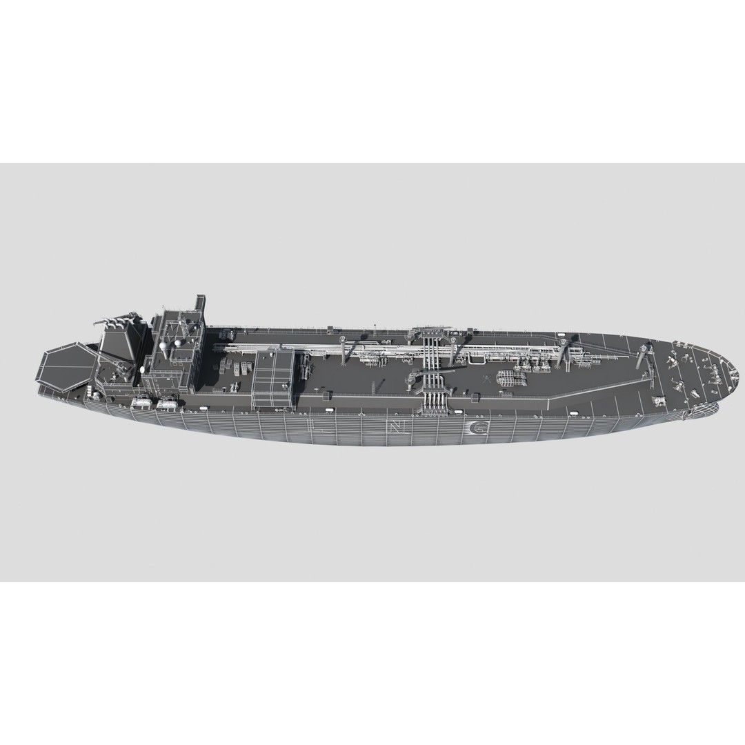 LNG Ship 3D Model – Realistic Vessel with PBR Textures, FBX & OBJ Formats