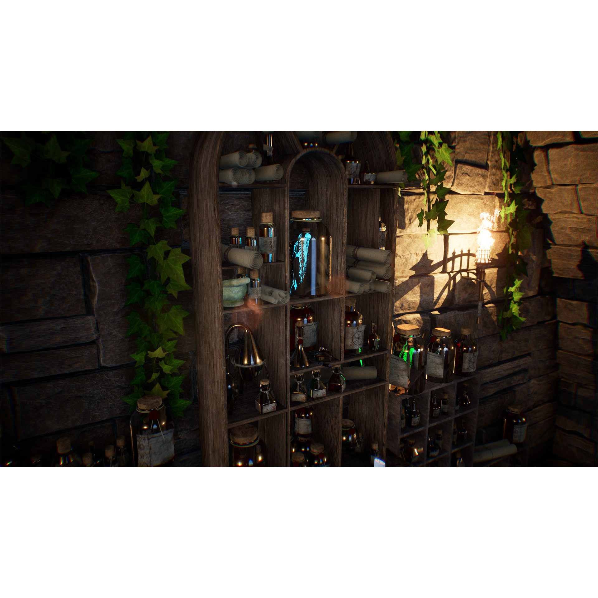 Potion Master - Low-Poly Game-Ready 3D Model - View 4