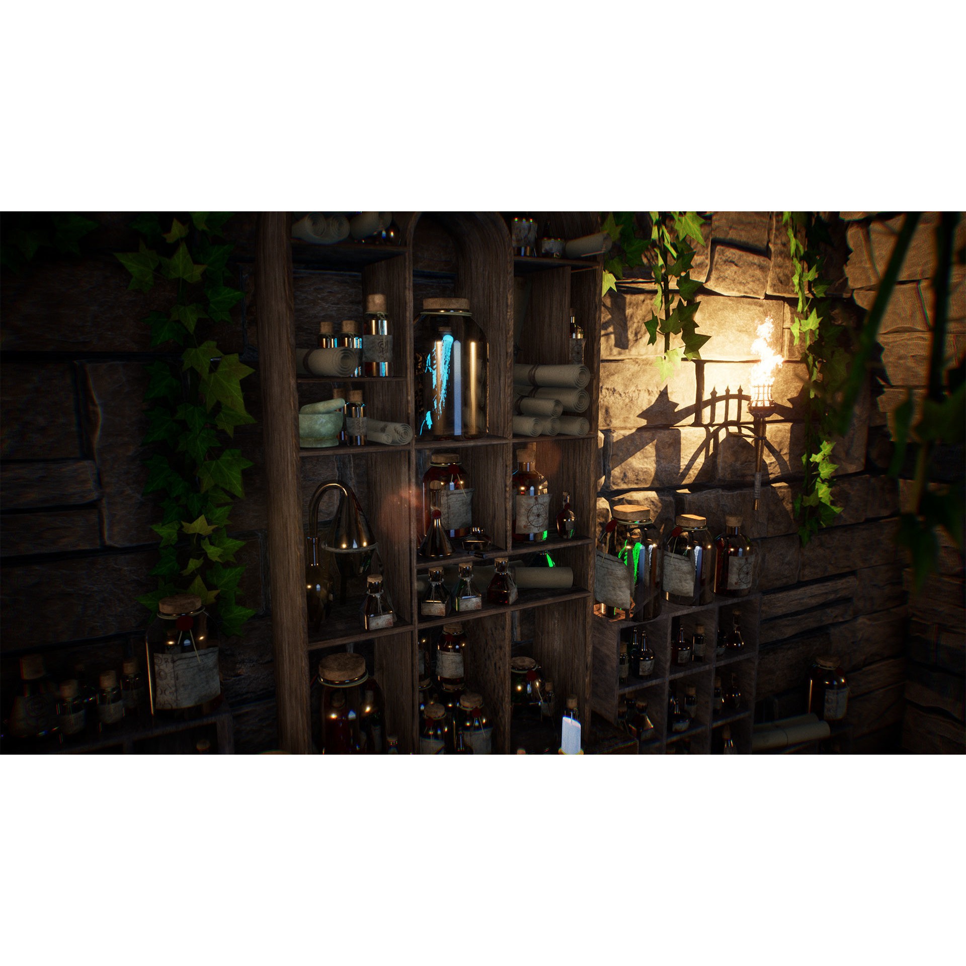 Potion Master - Low-Poly Game-Ready 3D Model - View 9