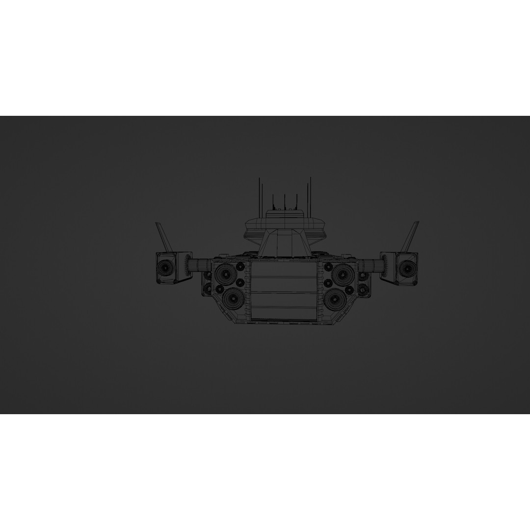 Nomad Landing Ship 3D Model – Low Poly Military Watercraft, FBX