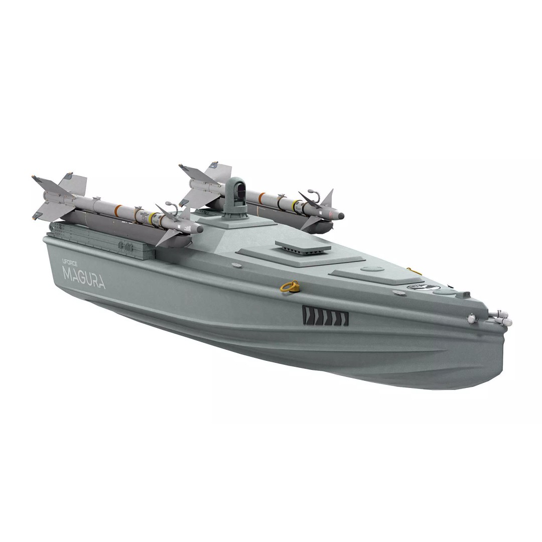 Magura Naval Drone 3D Model – Low Poly Game-Ready FBX Asset - View 11