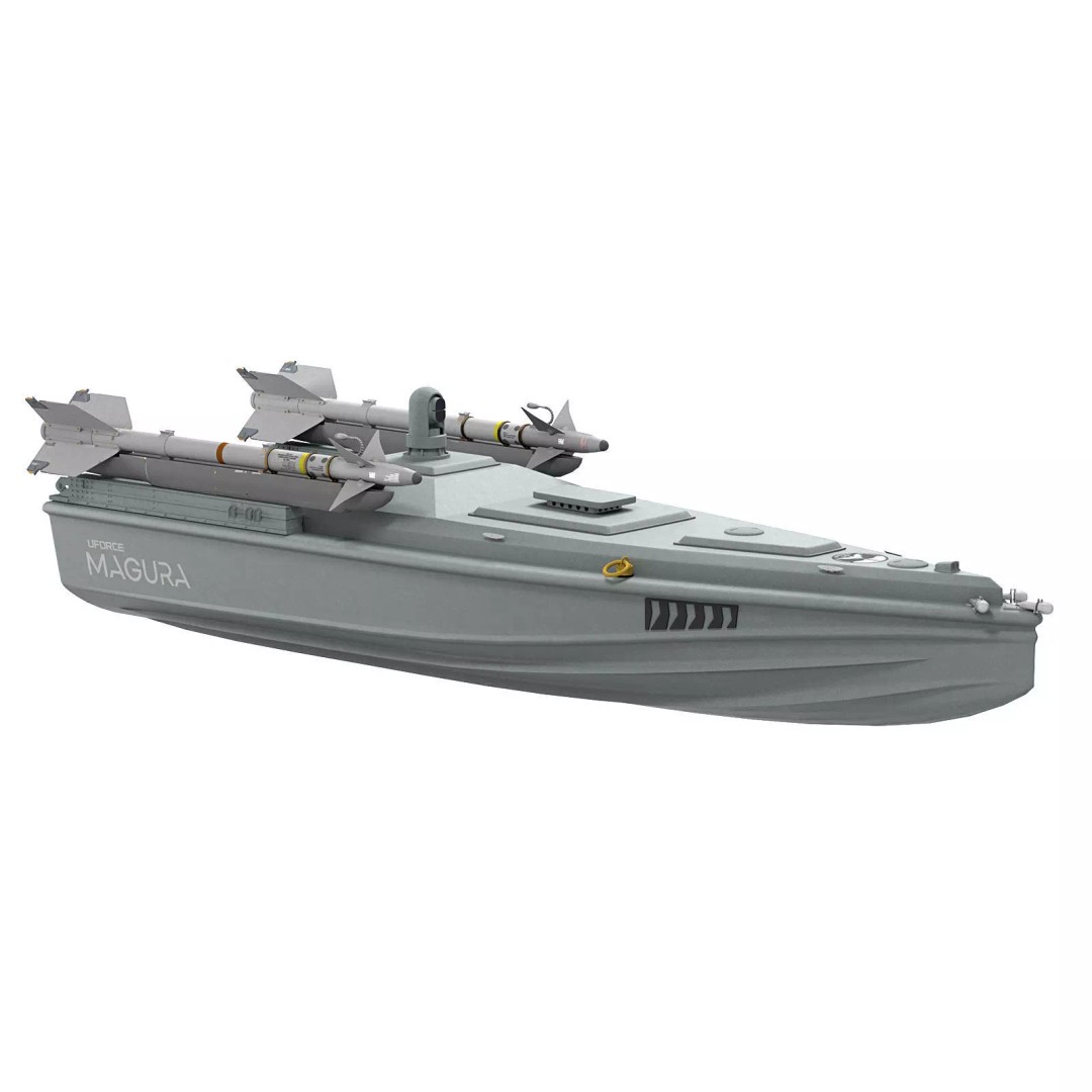 Magura Naval Drone 3D Model – Low Poly Game-Ready FBX Asset - View 2