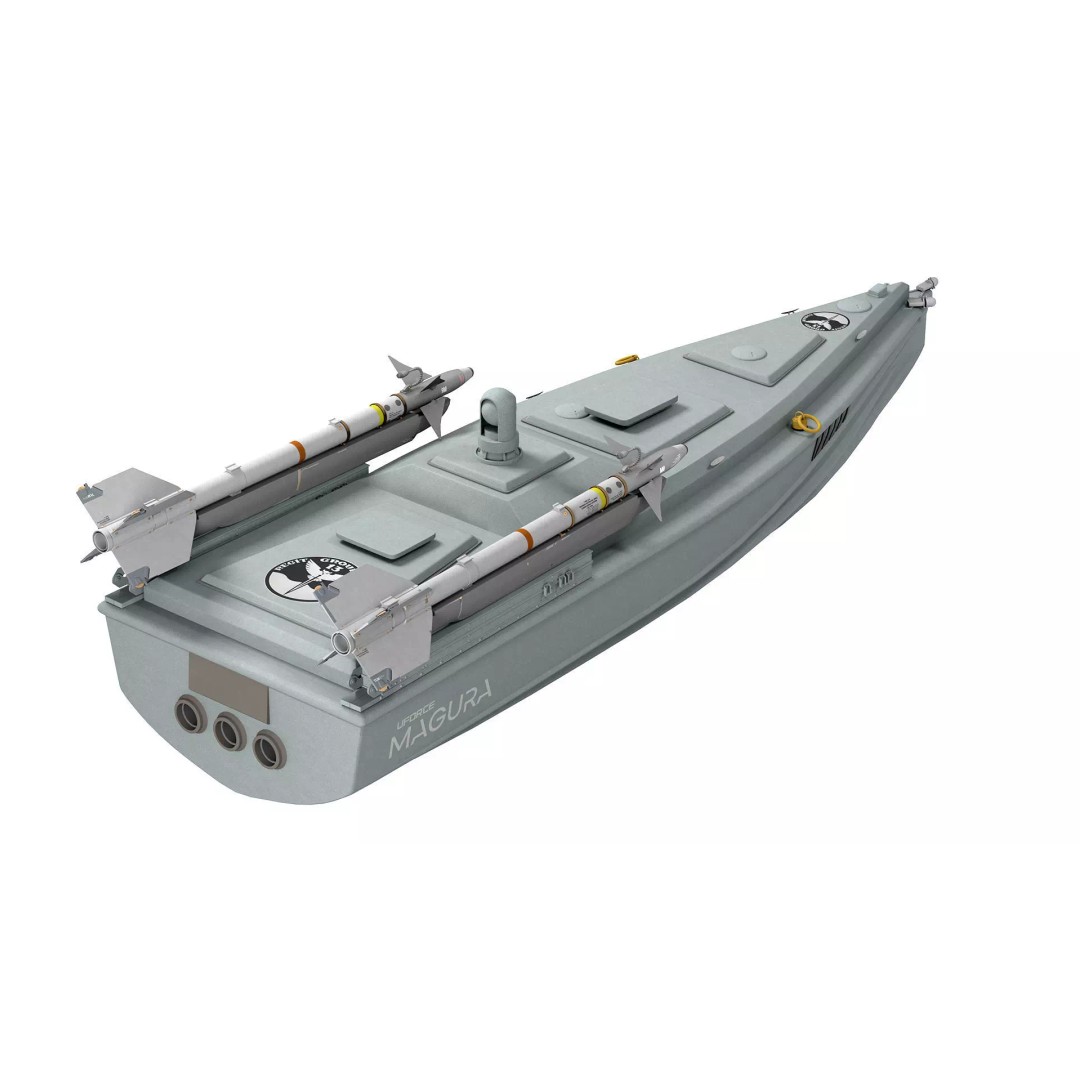 Magura Naval Drone 3D Model – Low Poly Game-Ready FBX Asset - View 5