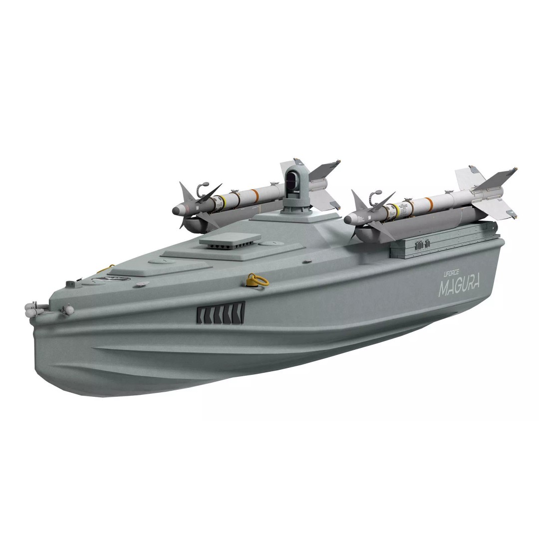 Magura Naval Drone 3D Model – Low Poly Game-Ready FBX Asset - View 7