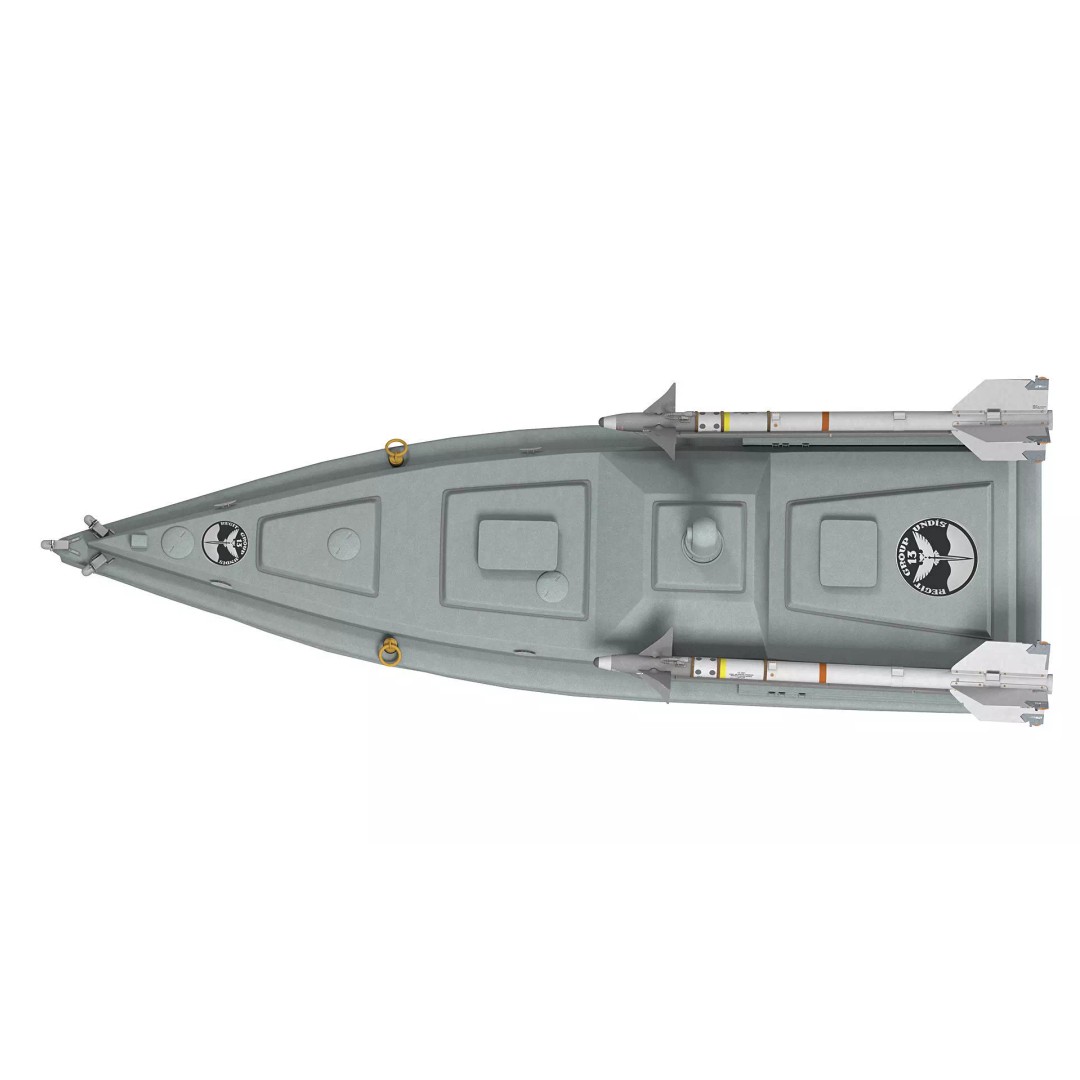 Magura Naval Drone 3D Model – Low Poly Game-Ready FBX Asset - View 8