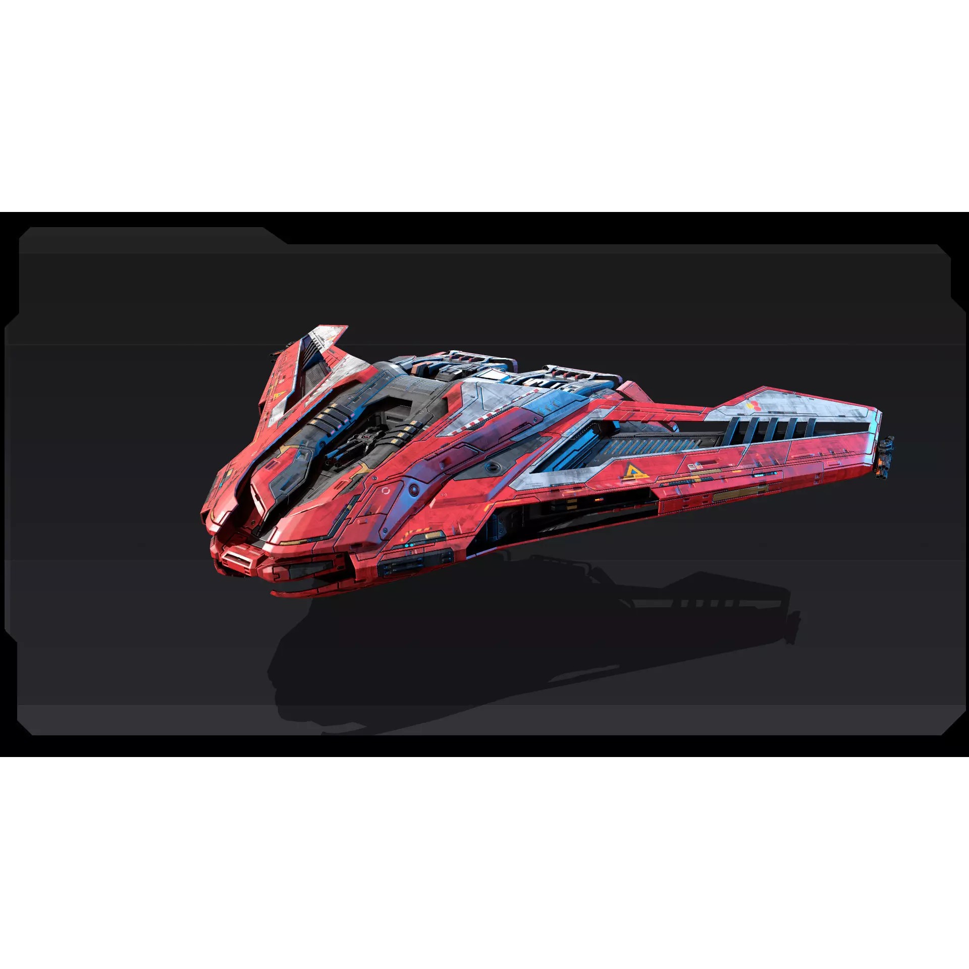 STARSHIPS - Low-Poly Game-Ready 3D Model - View 24