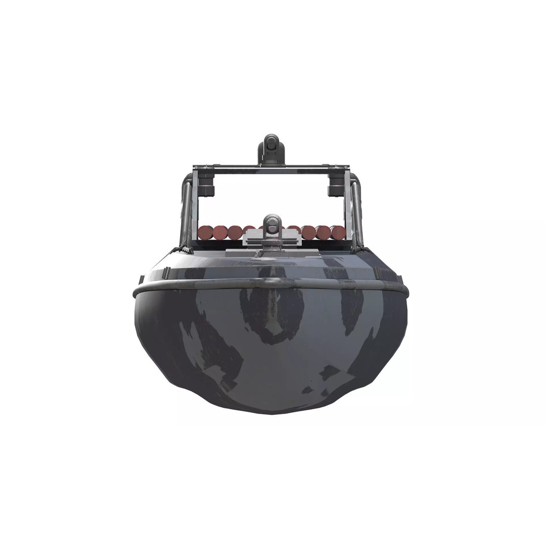 Sea Baby 3D Model – Low Poly Unmanned Surface Vehicle, FBX - View 10