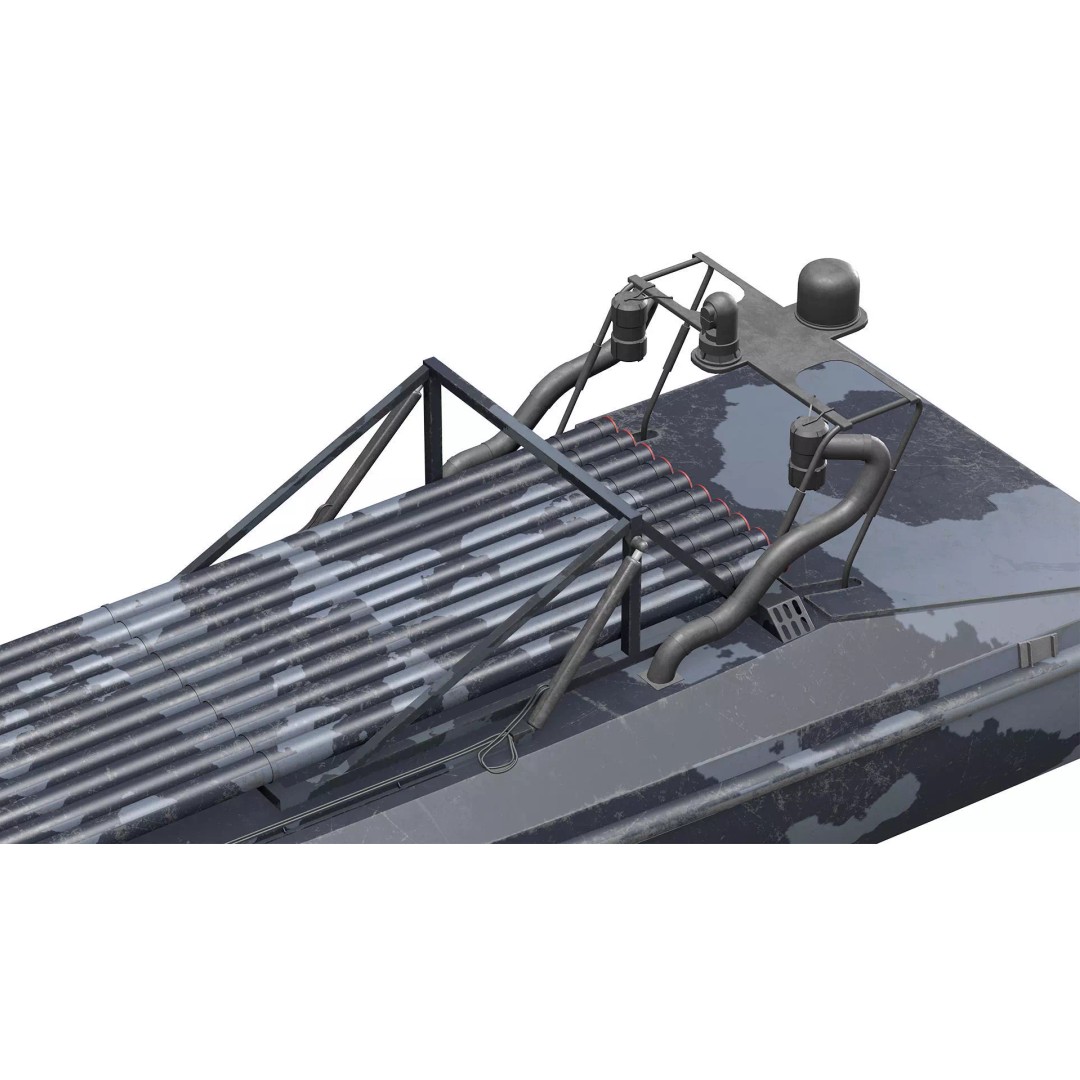 Sea Baby 3D Model – Low Poly Unmanned Surface Vehicle, FBX - View 7