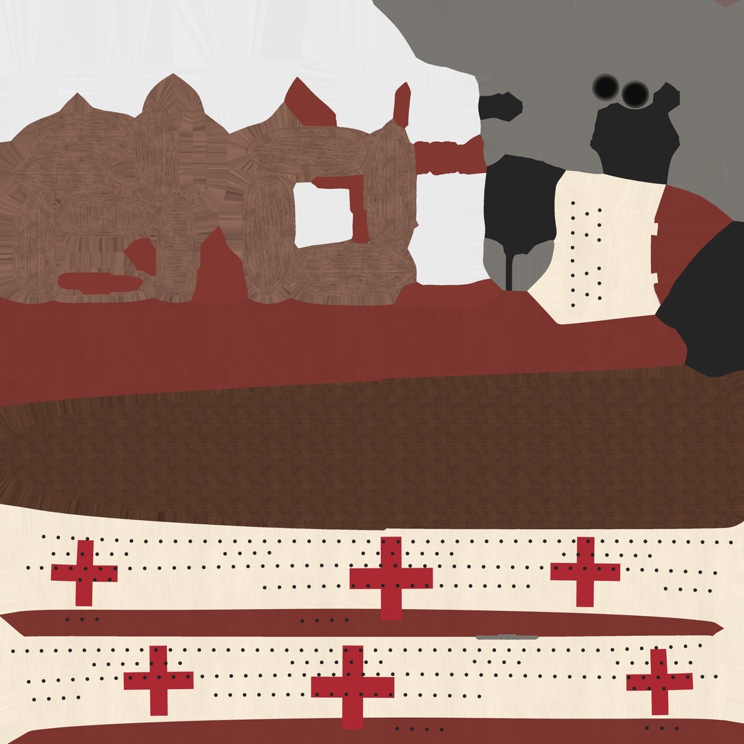 Hospital Ship 3D Model – Realistic Military Watercraft, FBX - View 30