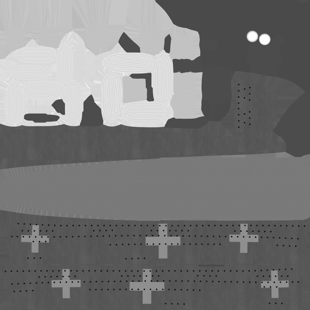 Hospital Ship 3D Model – Realistic Military Watercraft, FBX - View 33