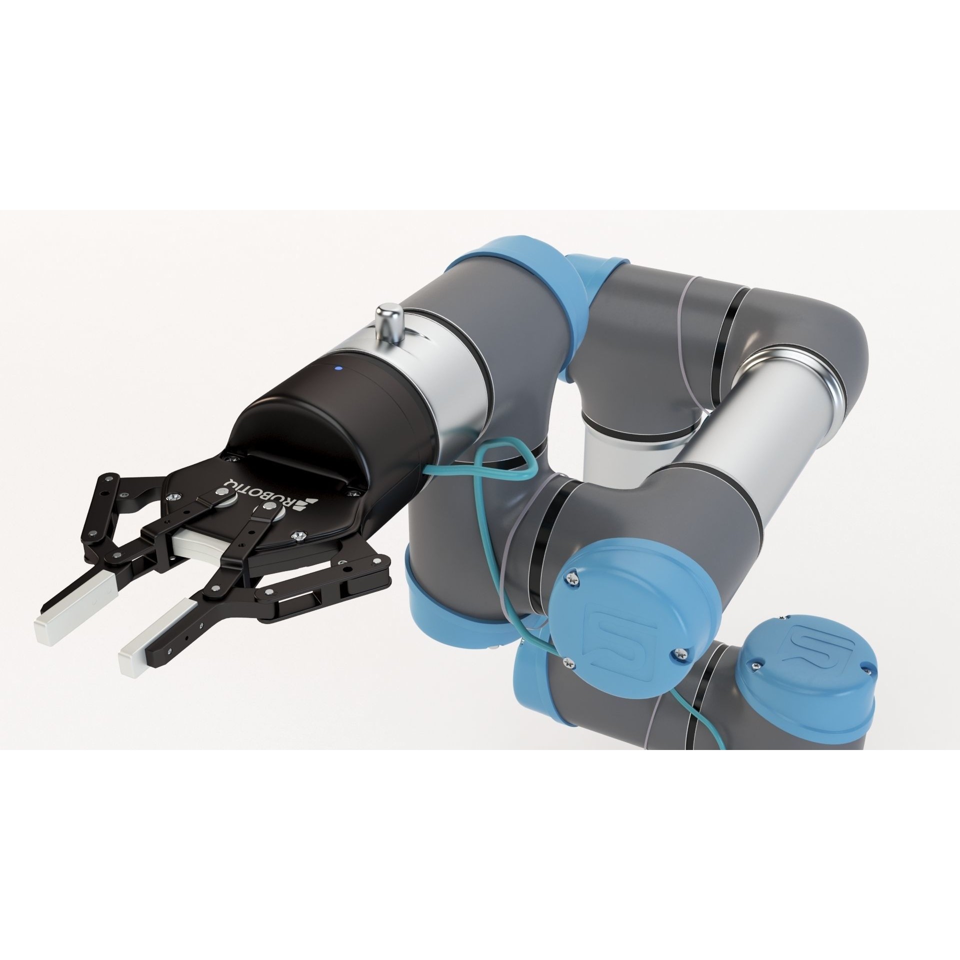 Universal Robots UR3 With Robotiq Two Finger - Game-Ready 3D Model - View 15