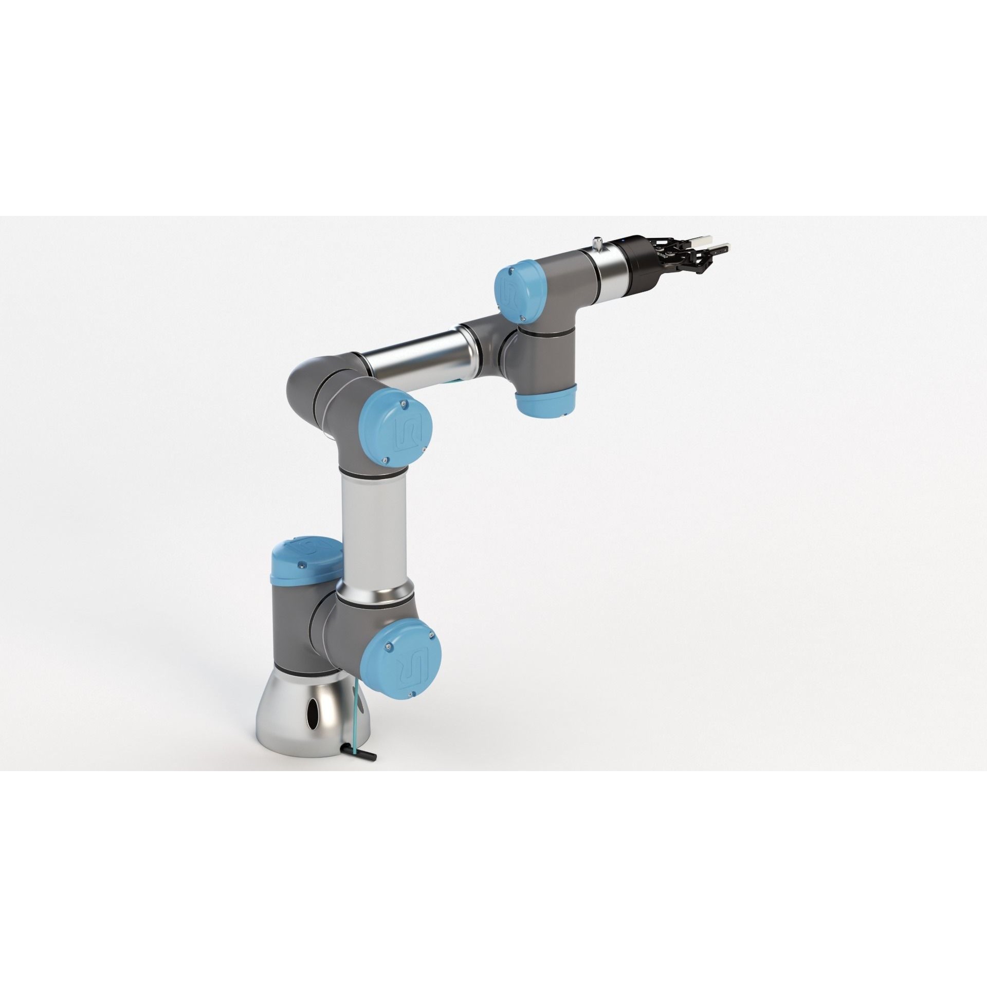 Universal Robots UR3 With Robotiq Two Finger - Game-Ready 3D Model - View 17