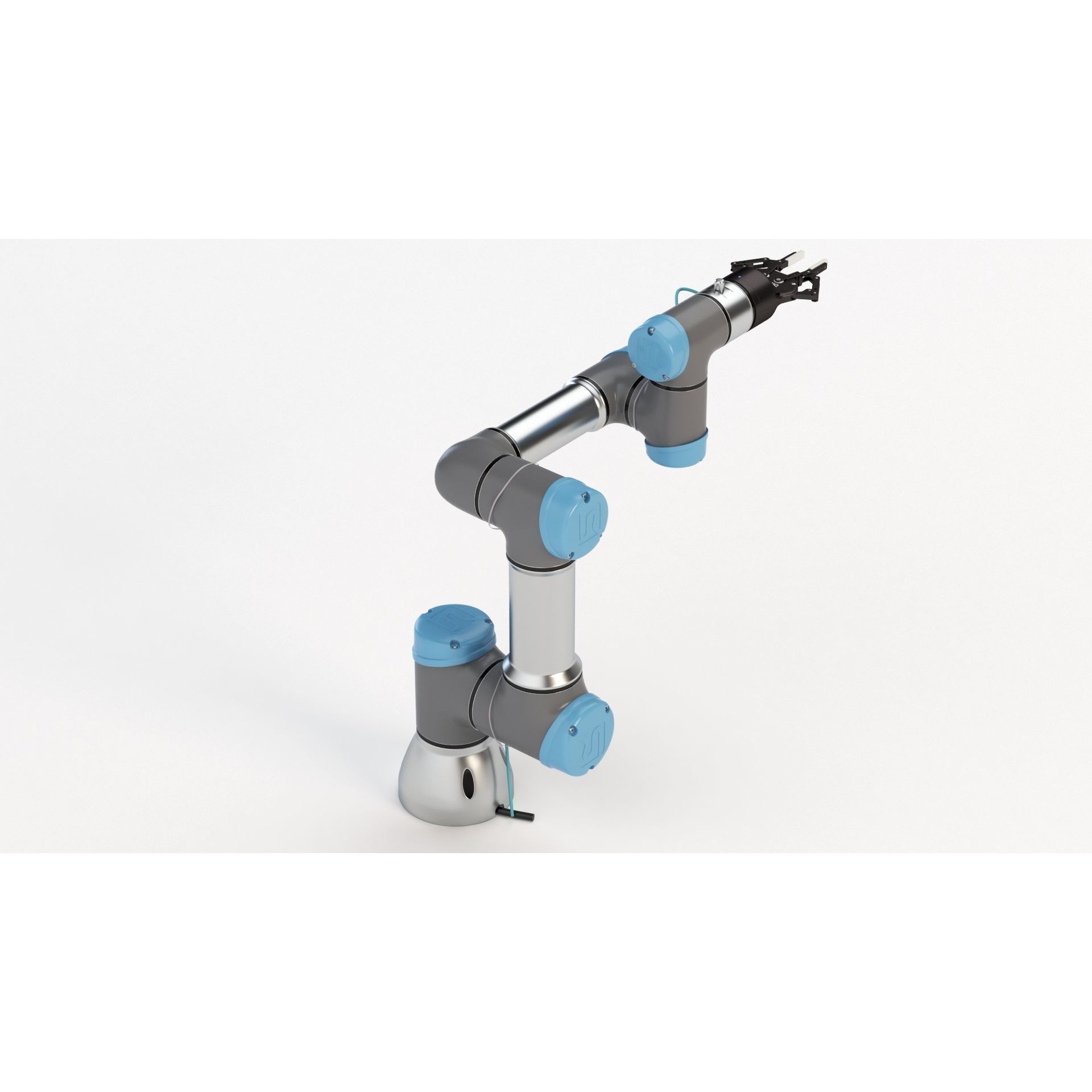 Universal Robots UR3 With Robotiq Two Finger - Game-Ready 3D Model - View 21