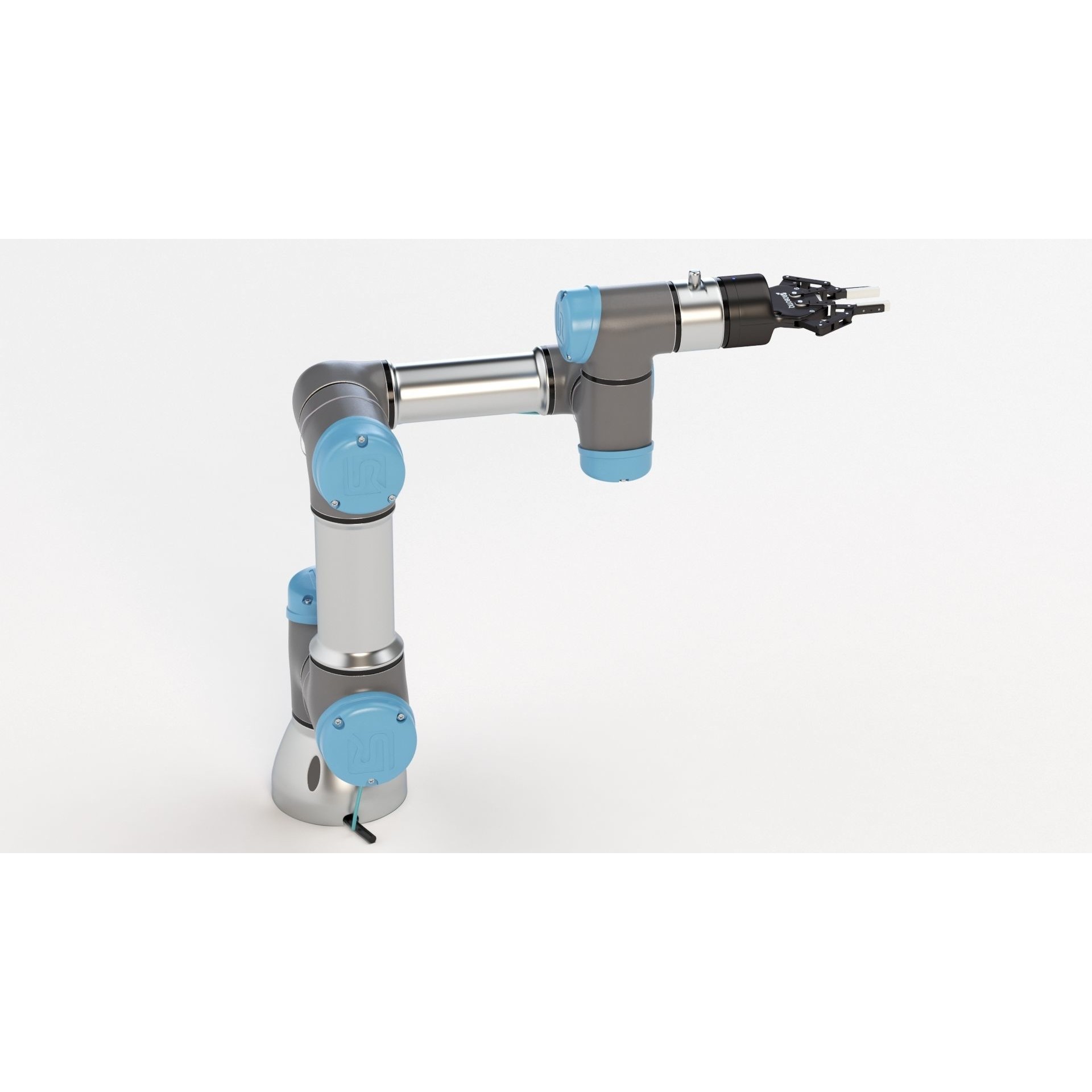 Universal Robots UR3 With Robotiq Two Finger - Game-Ready 3D Model - View 25