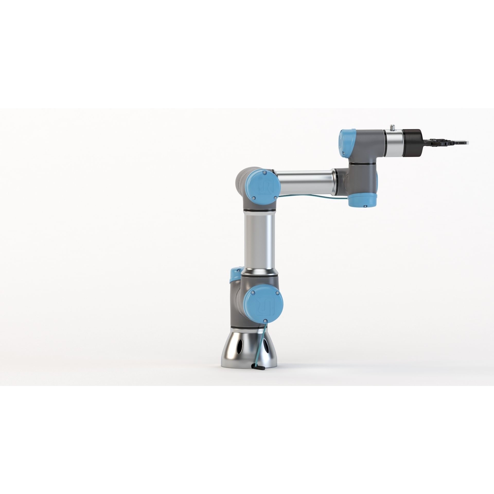 Universal Robots UR3 With Robotiq Two Finger - Game-Ready 3D Model - View 33