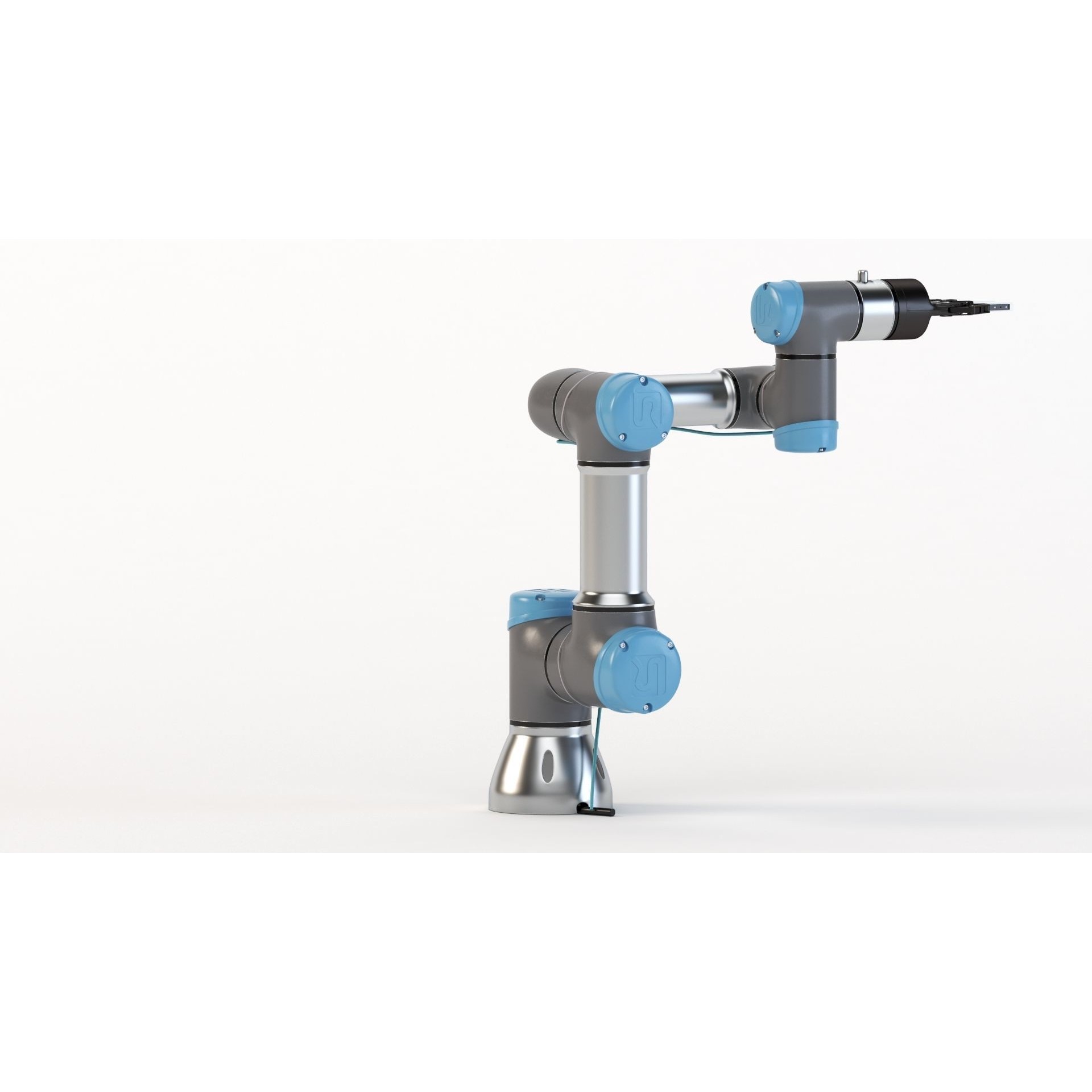 Universal Robots UR3 With Robotiq Two Finger - Game-Ready 3D Model - View 34