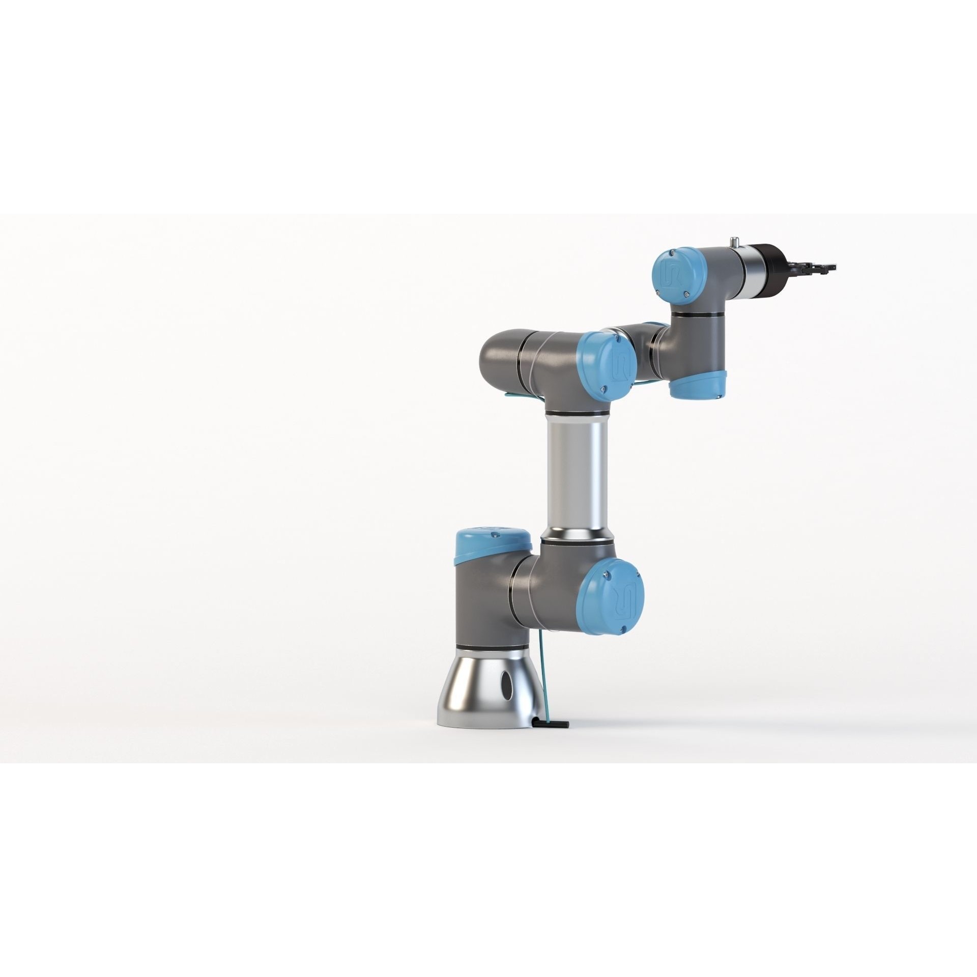 Universal Robots UR3 With Robotiq Two Finger - Game-Ready 3D Model - View 35