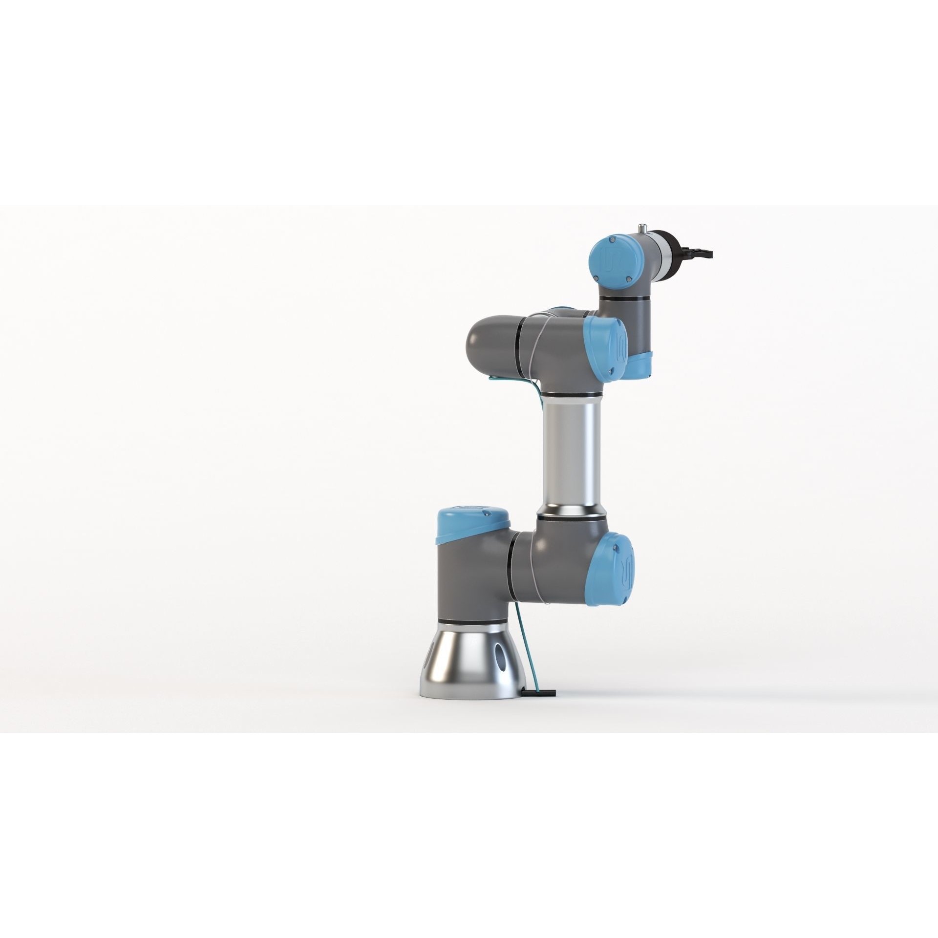 Universal Robots UR3 With Robotiq Two Finger - Game-Ready 3D Model - View 36