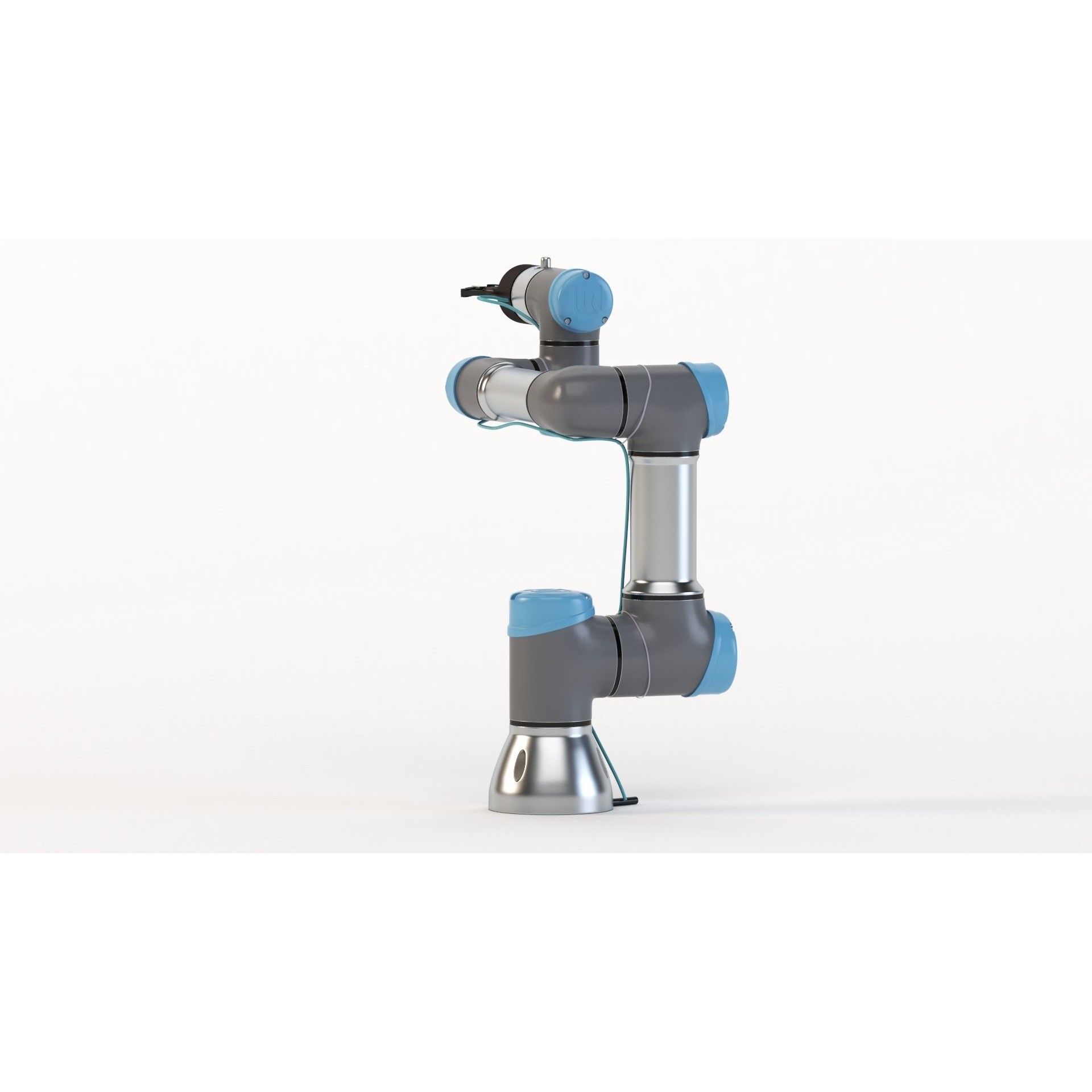 Universal Robots UR3 With Robotiq Two Finger - Game-Ready 3D Model - View 38