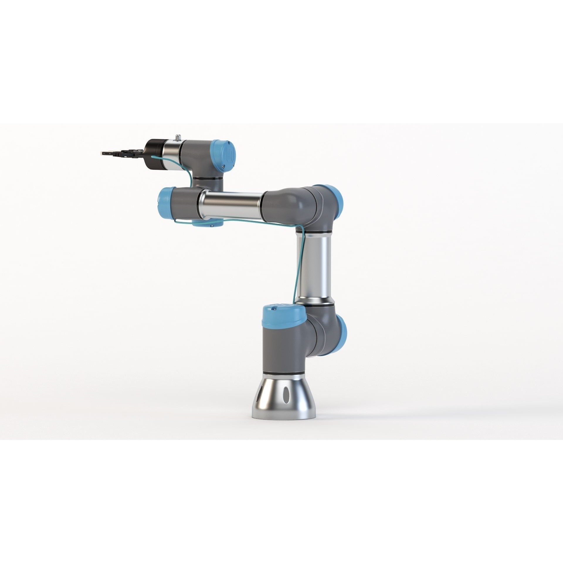 Universal Robots UR3 With Robotiq Two Finger - Game-Ready 3D Model - View 40