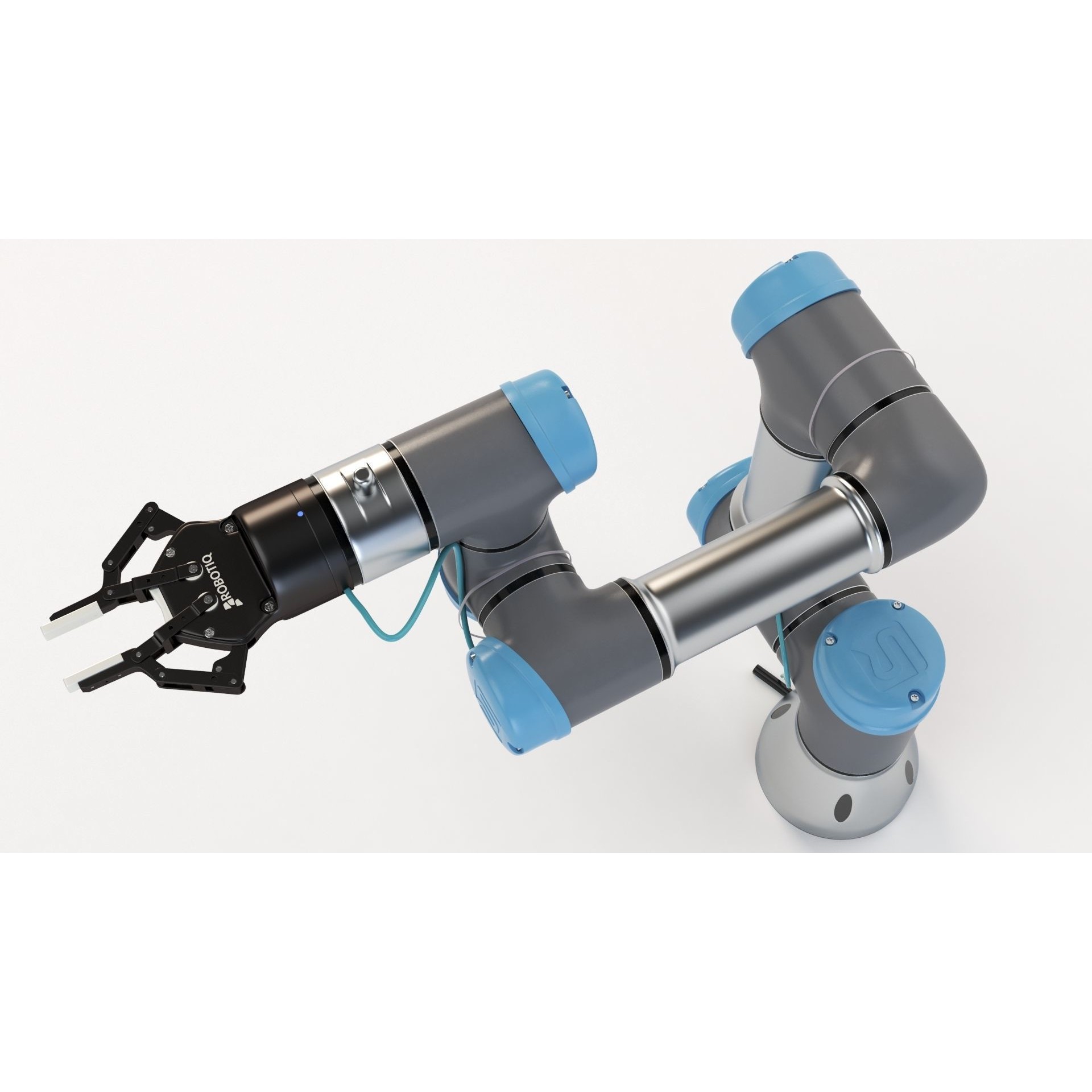 Universal Robots UR3 With Robotiq Two Finger - Game-Ready 3D Model - View 6