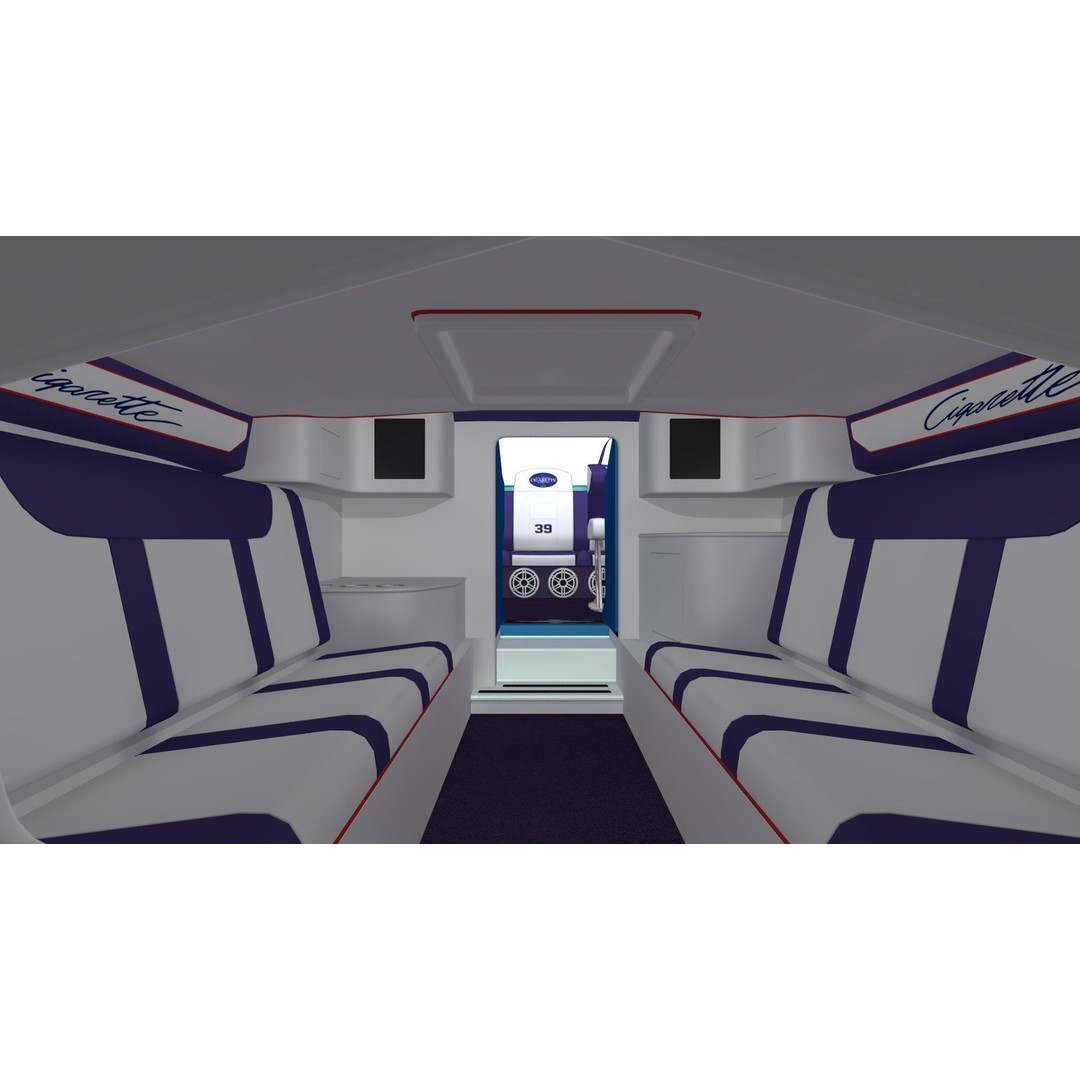 Cigarette Speedboat 3D Model – Low Poly Game Ready Asset, FBX, OBJ - View 8