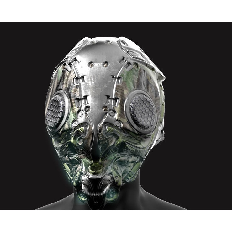 20 Sci-Fi Helmets - Low-Poly Game-Ready 3D Model - View 12